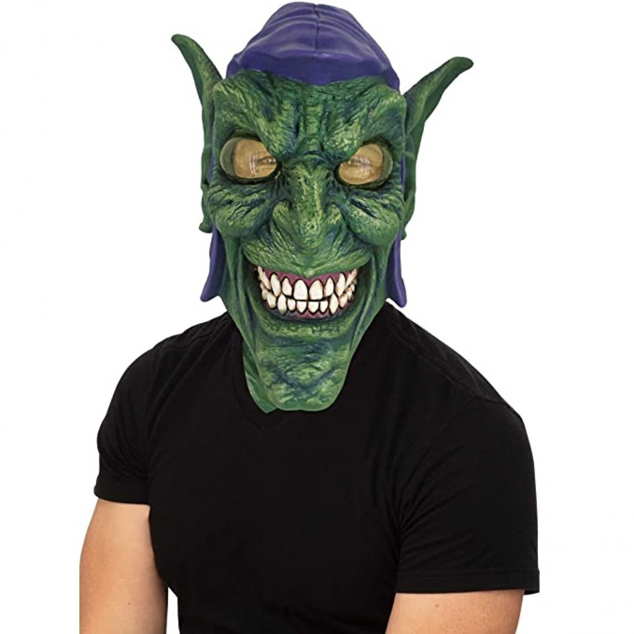 Green Goblin Latex Adult Costume Mask