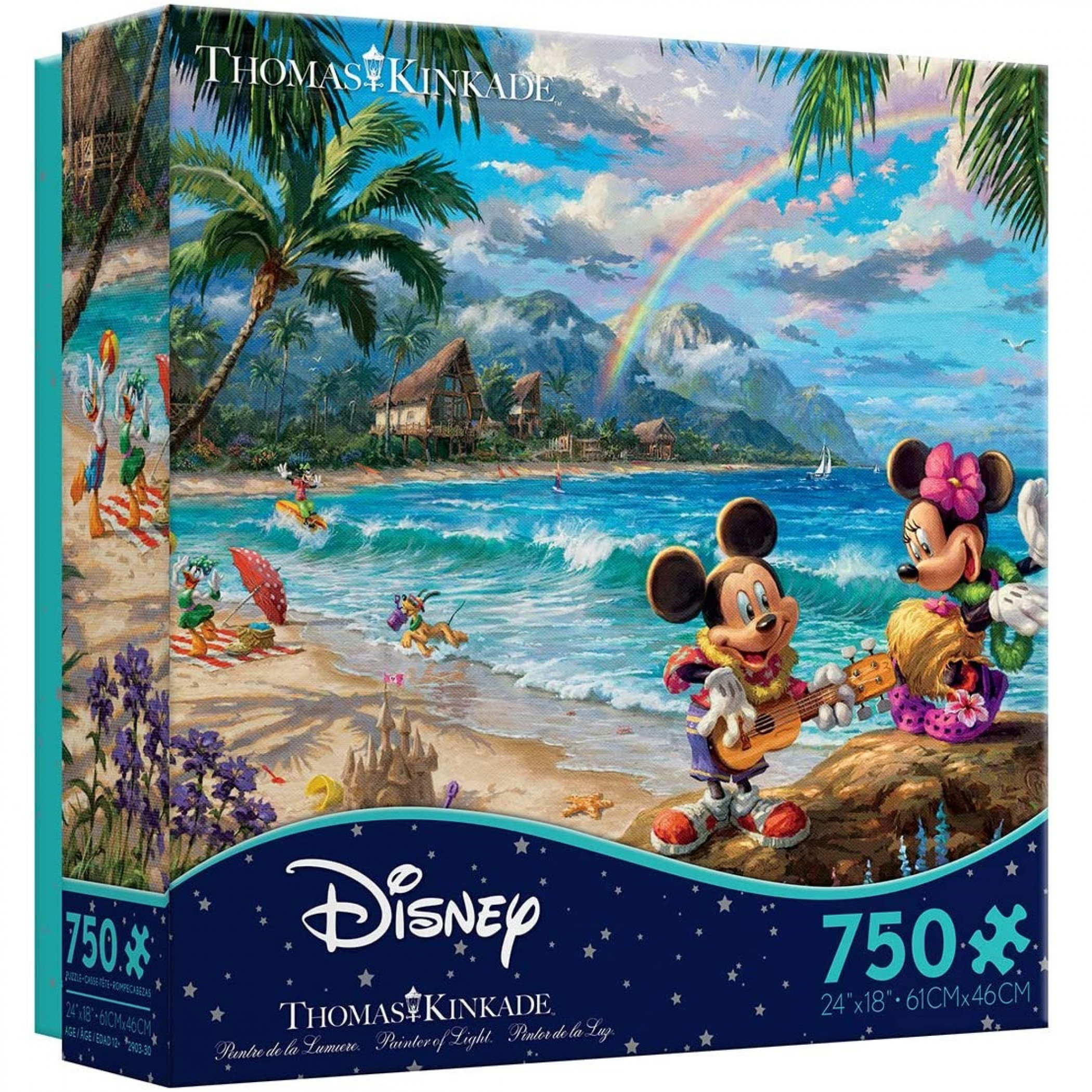 Disney Mickey & Minnie In Hawaii Tropical Theme 750-Piece Puzzle