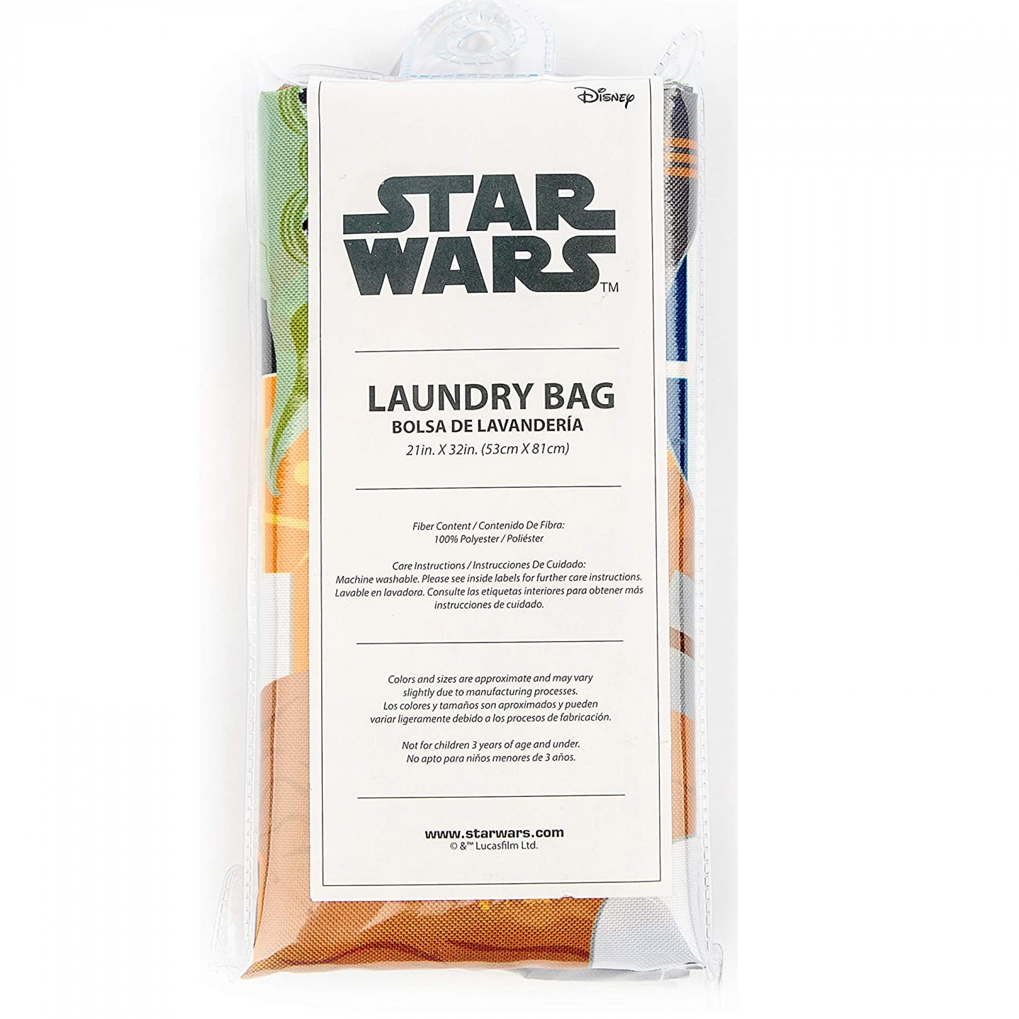Star Wars Character Line Up Drawstring Laundry Bag