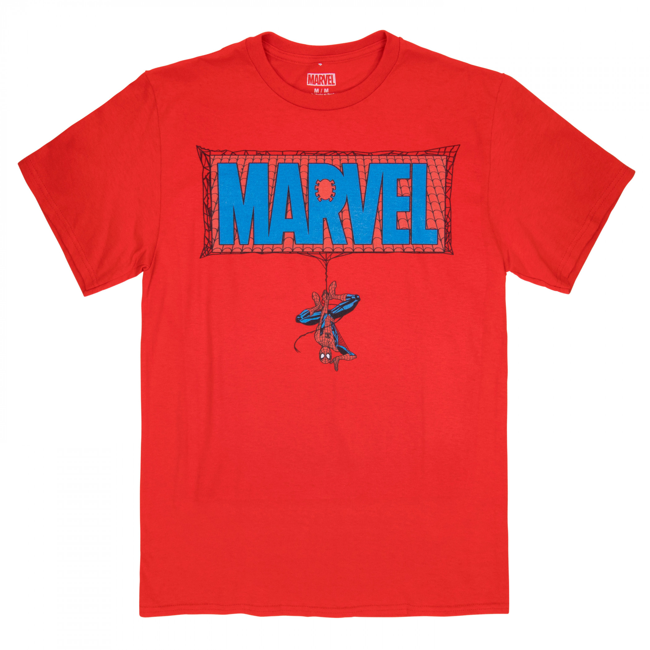 Marvel Comics Text Brand Spider-man Themed T-shirt