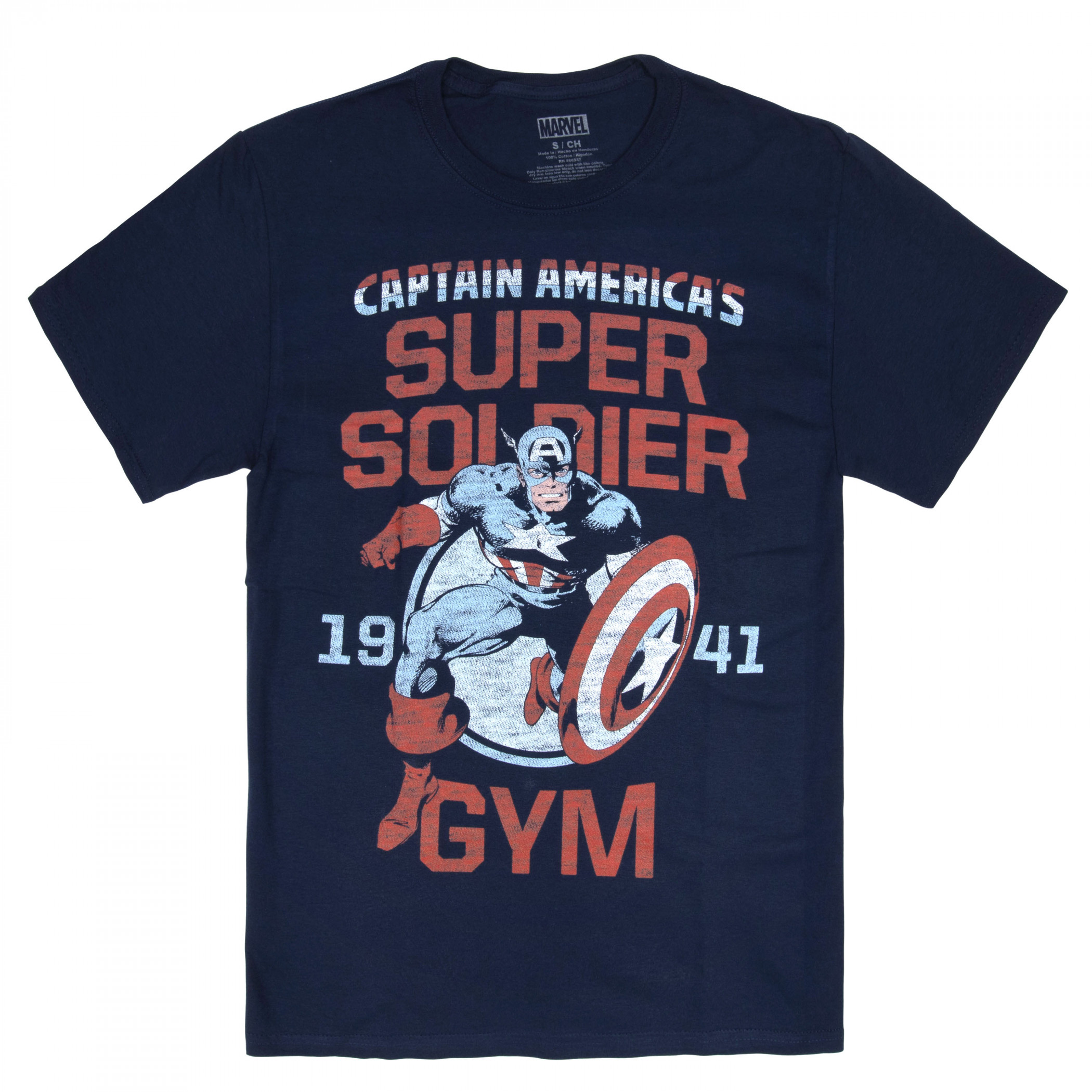 Marvel Captain America Super Soldier Gym Est. 1941 T-Shirt