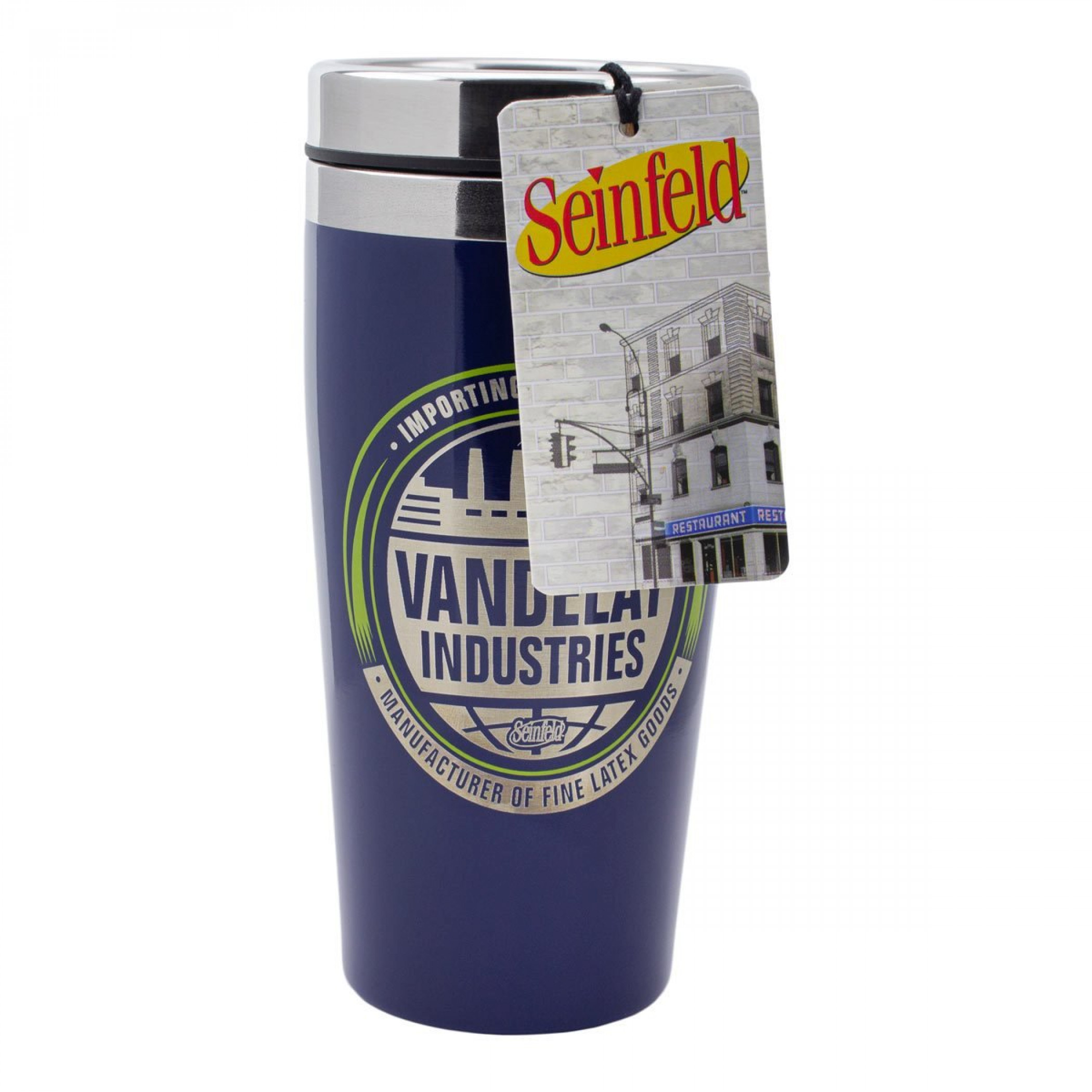 Seinfeld Vandelay Industries Logo Travel Mug