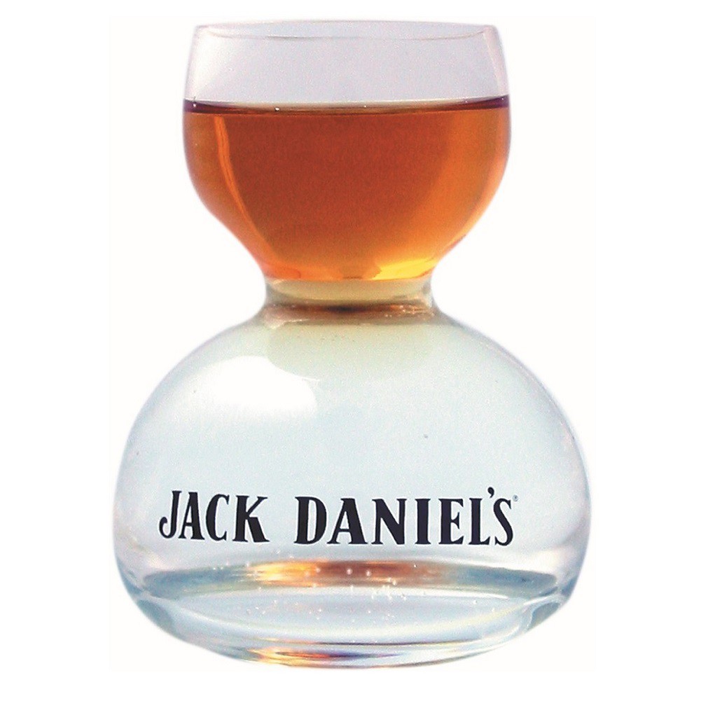Jack Daniels Whiskey On Water Shot Glass