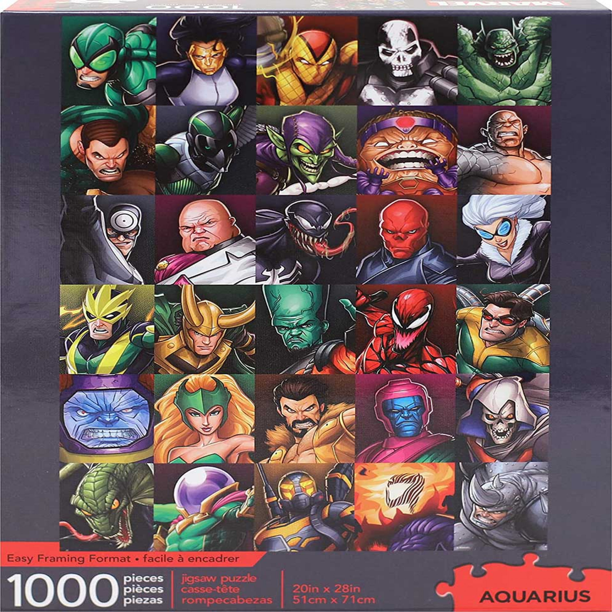 Marvel Villains Collage 1000 Piece Jigsaw Puzzle