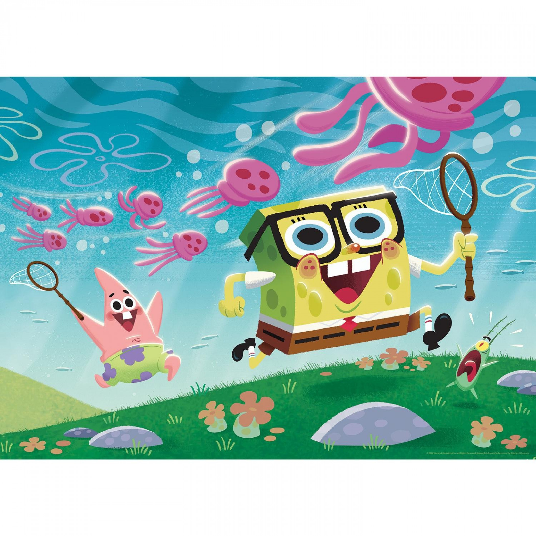 SpongeBob SquarePants Jelly Fields 1000 Piece Jigsaw Puzzle