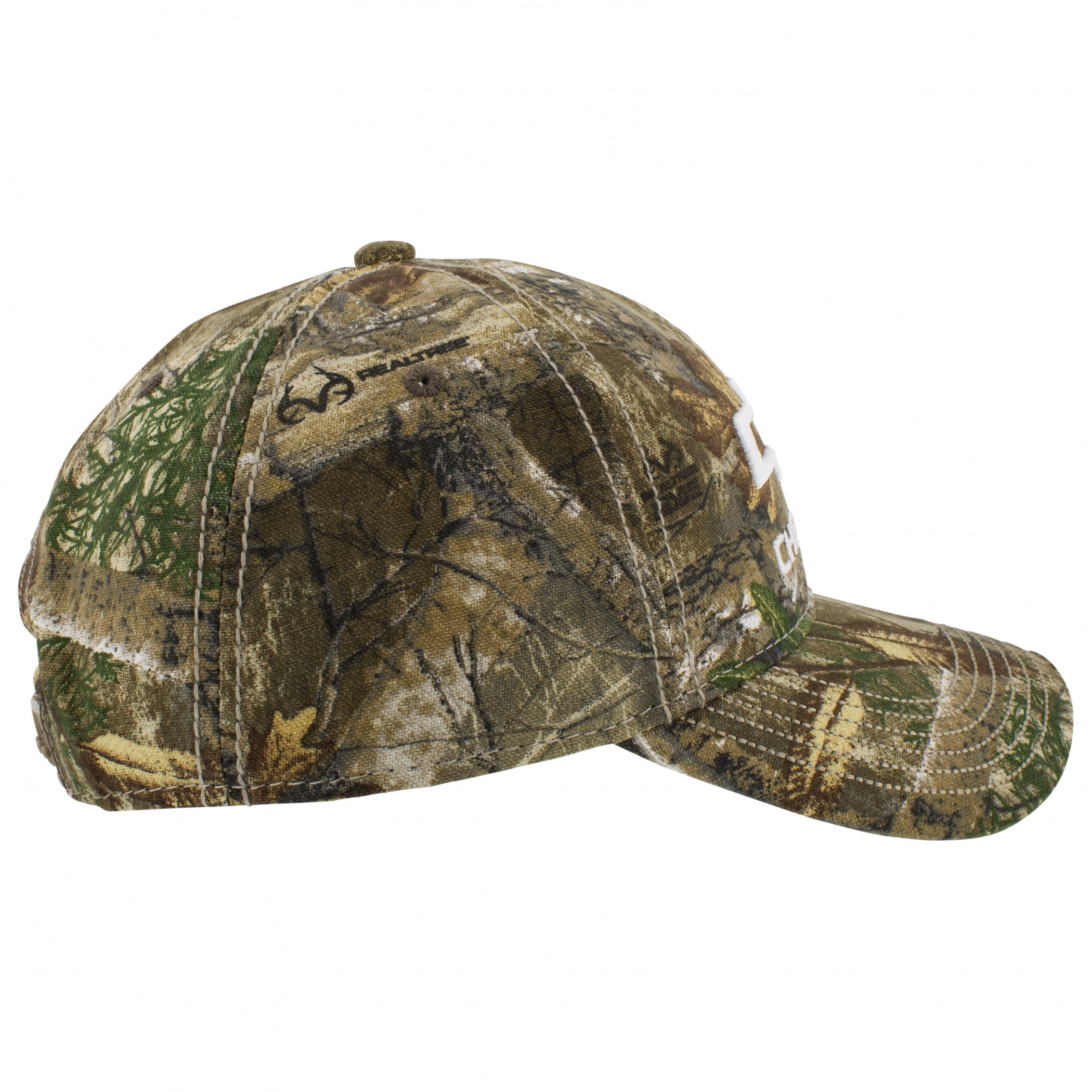 Chevrolet Logo All Over Camo Print Pre-Cuved Adjustable Hat