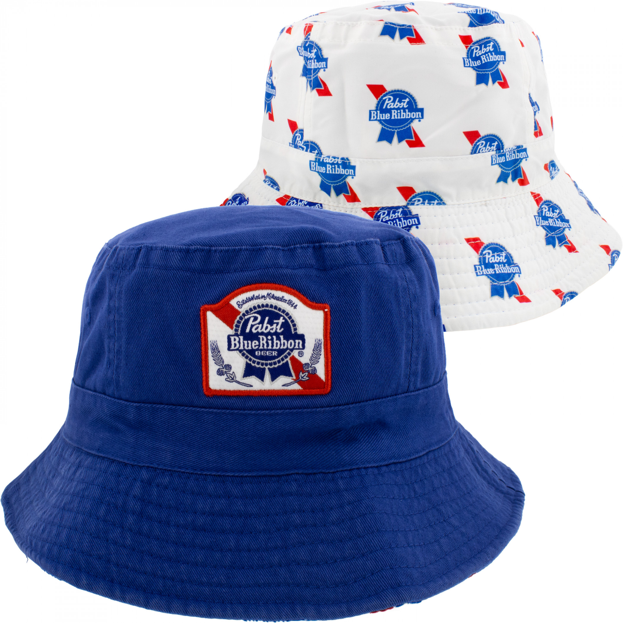 帽子 PORKCHOP Pabst Blue Ribbon BUCKET HAT L Pabst Blue Ribbon Bucket HAT- Angry Minnow Clothing Co