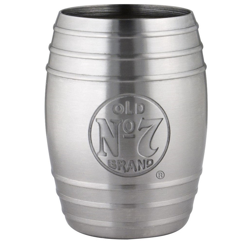 Jack Daniels Old No. 7 Stainless Steel Barrel Shot Glass