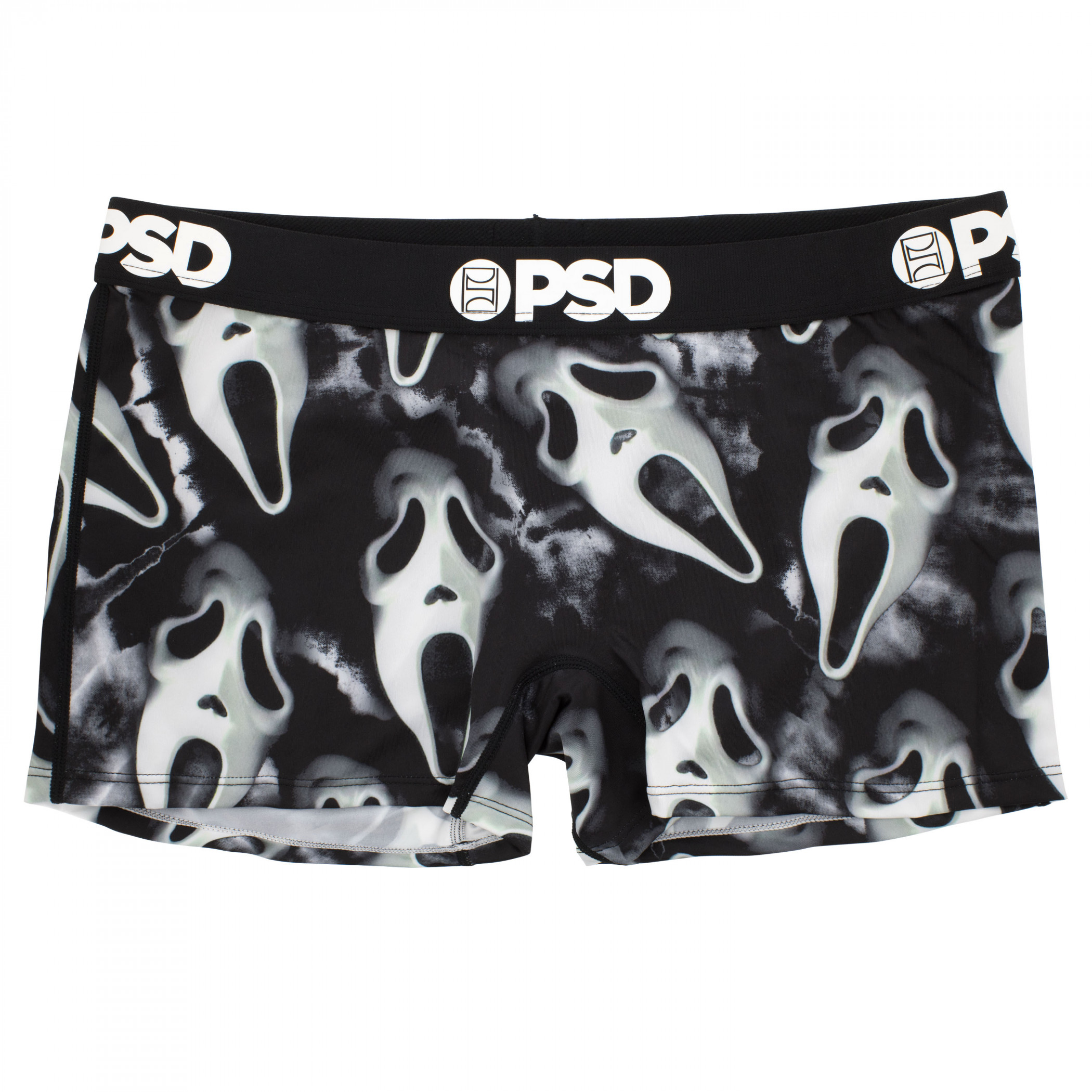 Scream Ghost Face PSD Boy Shorts Underwear