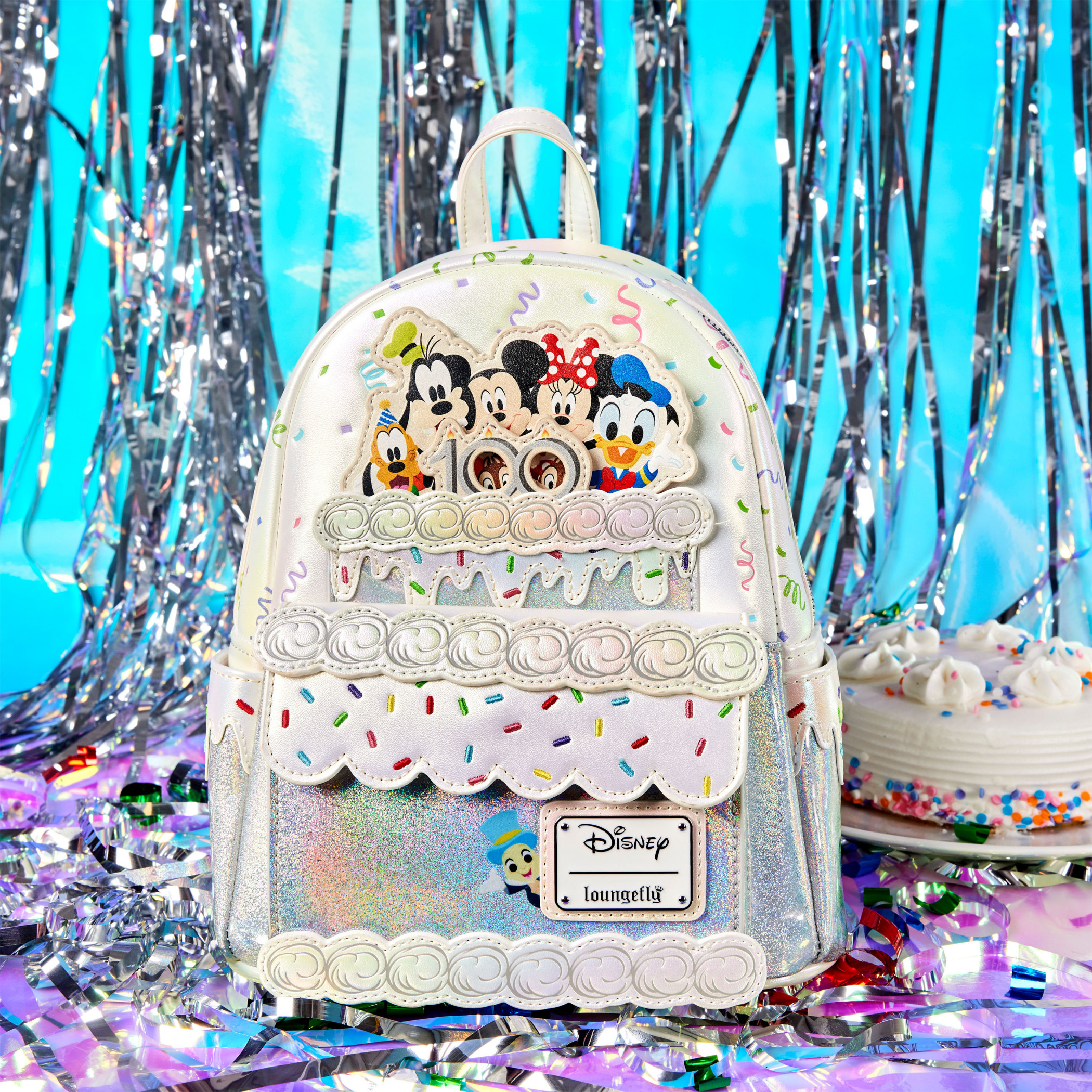 Disney 100 Years Celebration Cake Mini Backpack by Loungefly