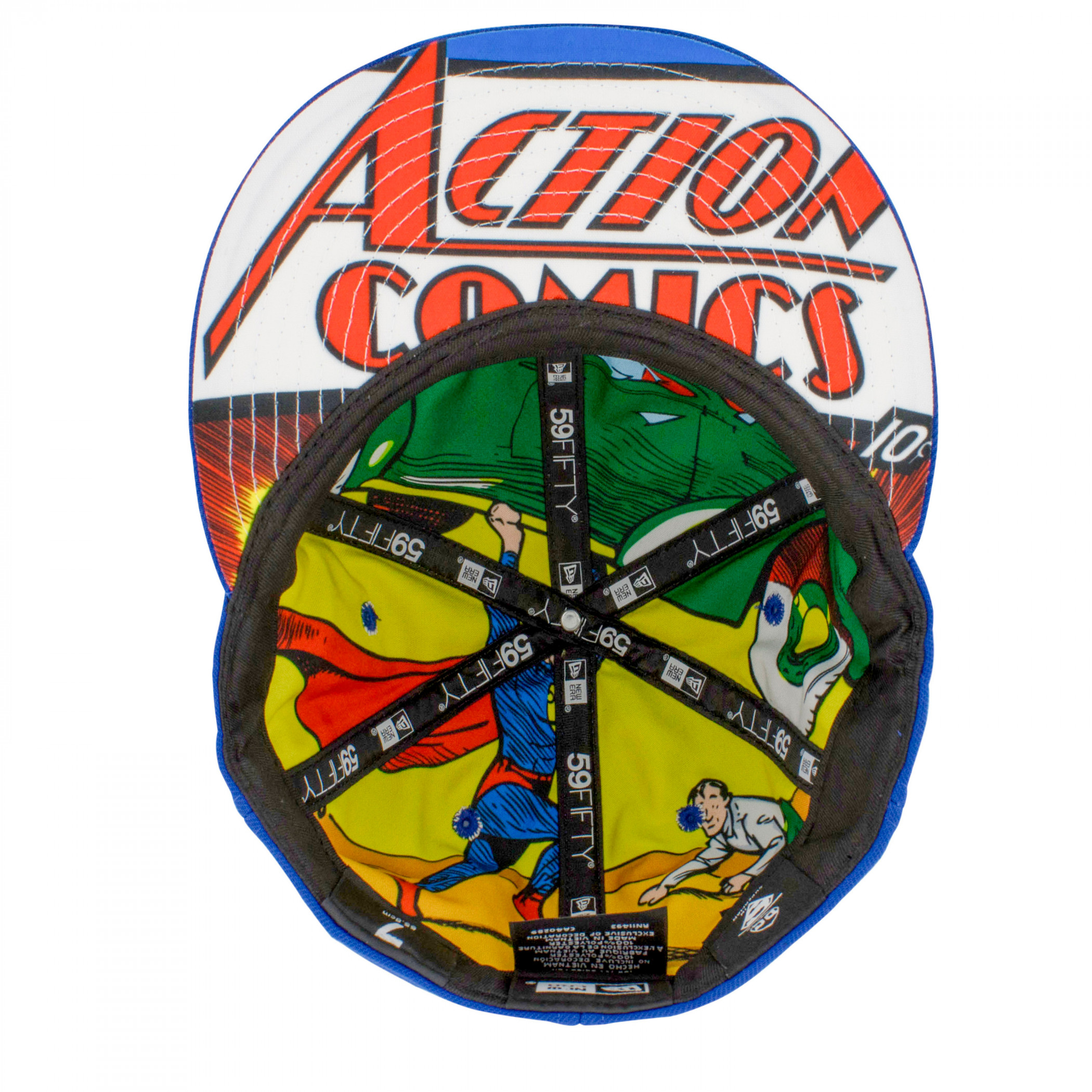 Superman Action Comics #1 Underside Print New Era 59Fifty Fitted Hat