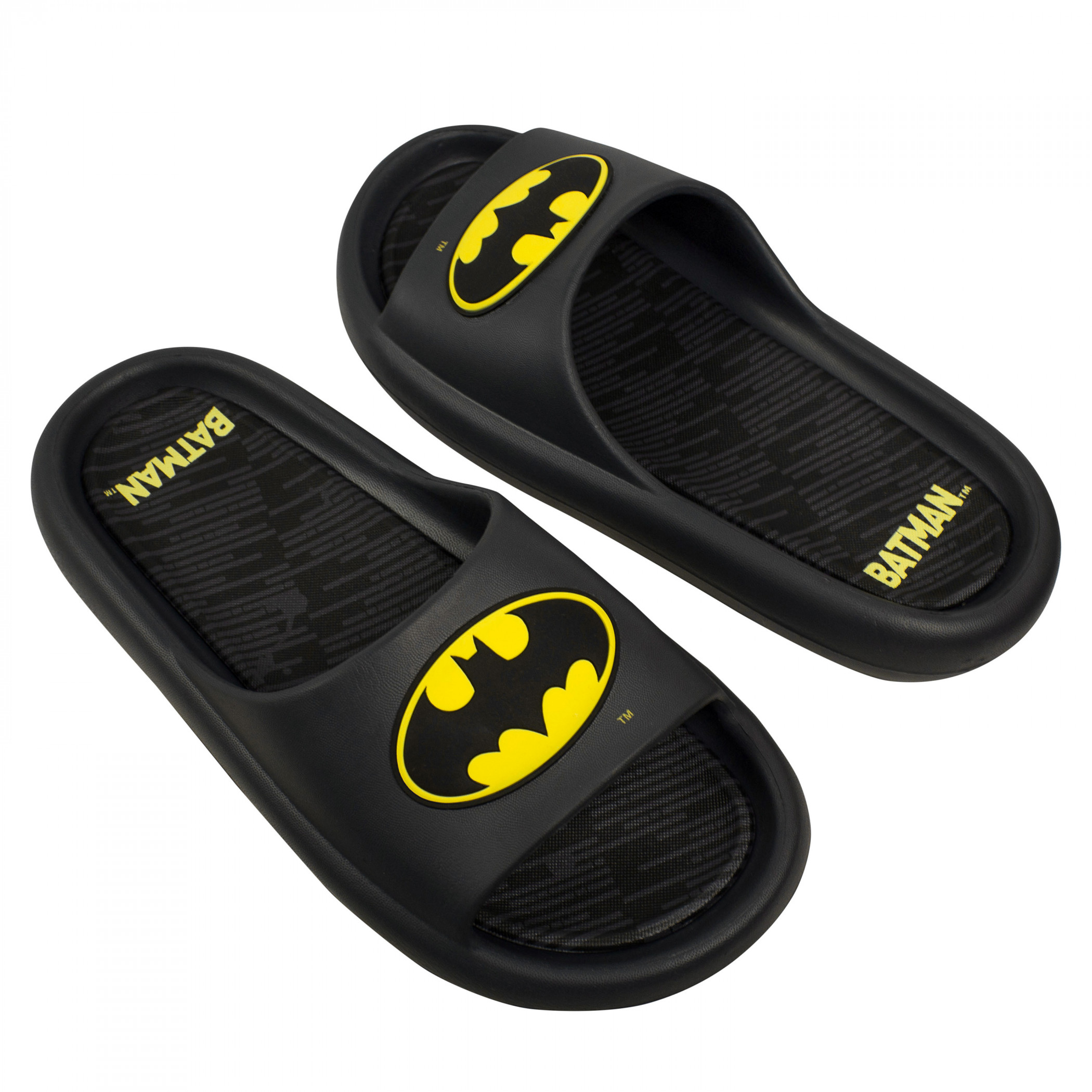 Batman Logo Men's Cloud Comfort Foam Slide Sandals