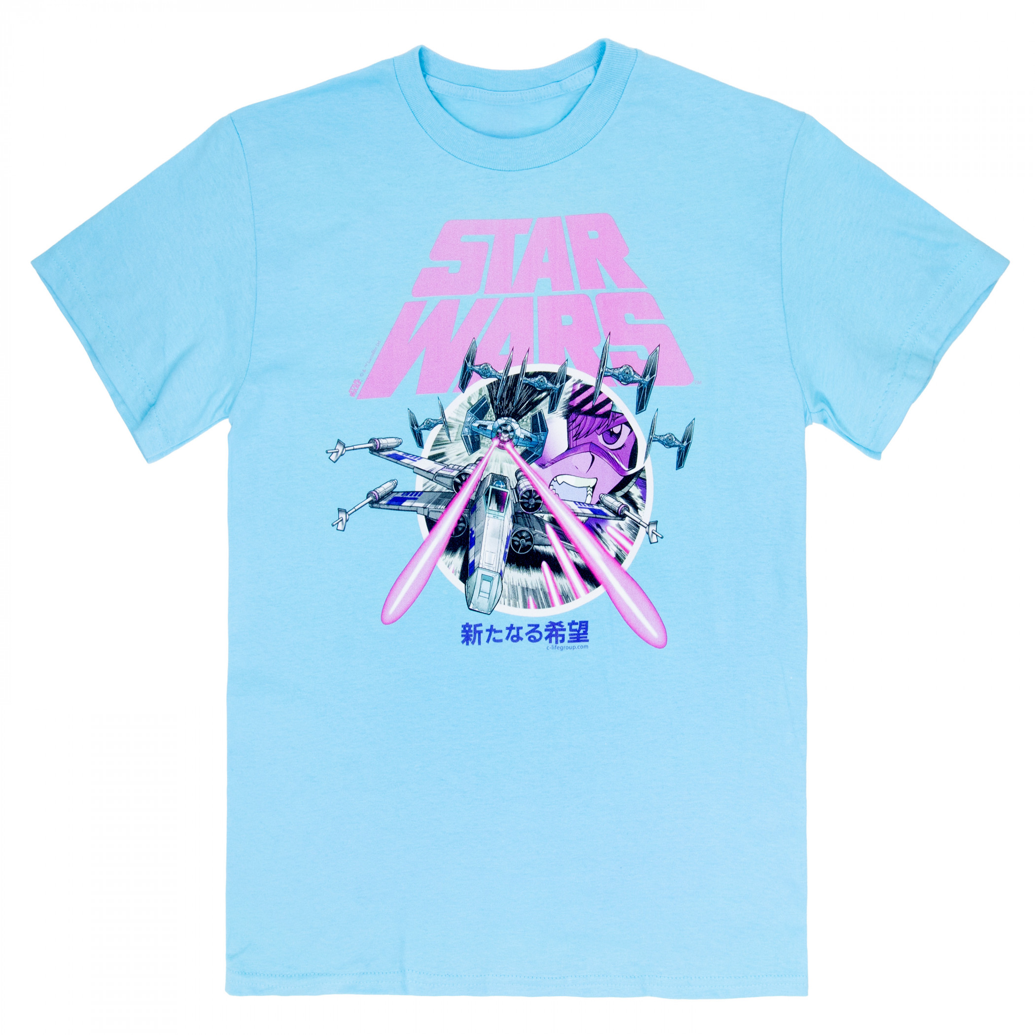 Star Wars A New Hope Pastel Japanese Art T-Shirt - SuperHeroStuff