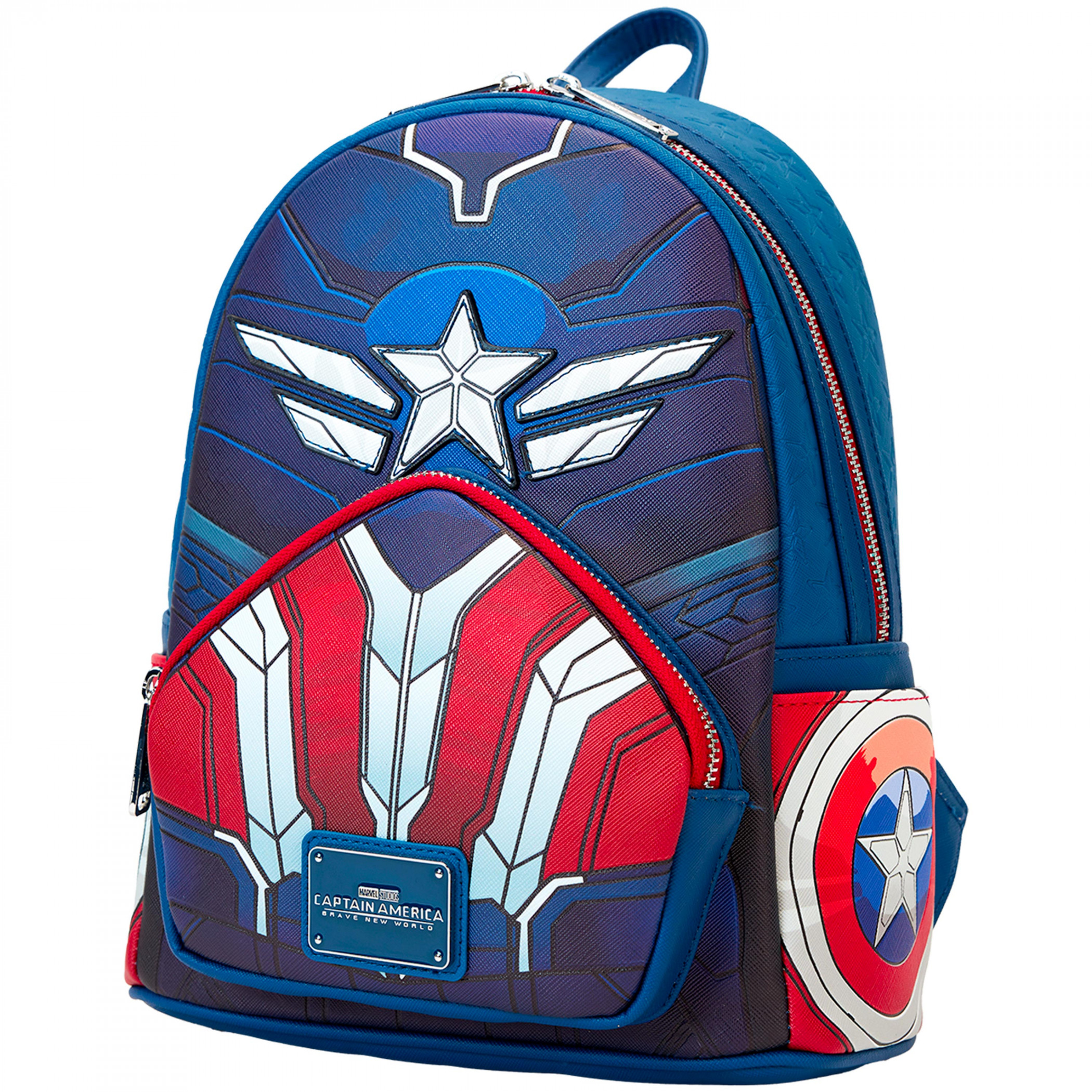 Captain America Brave New World Cosplay Mini Backpack By Loungefly