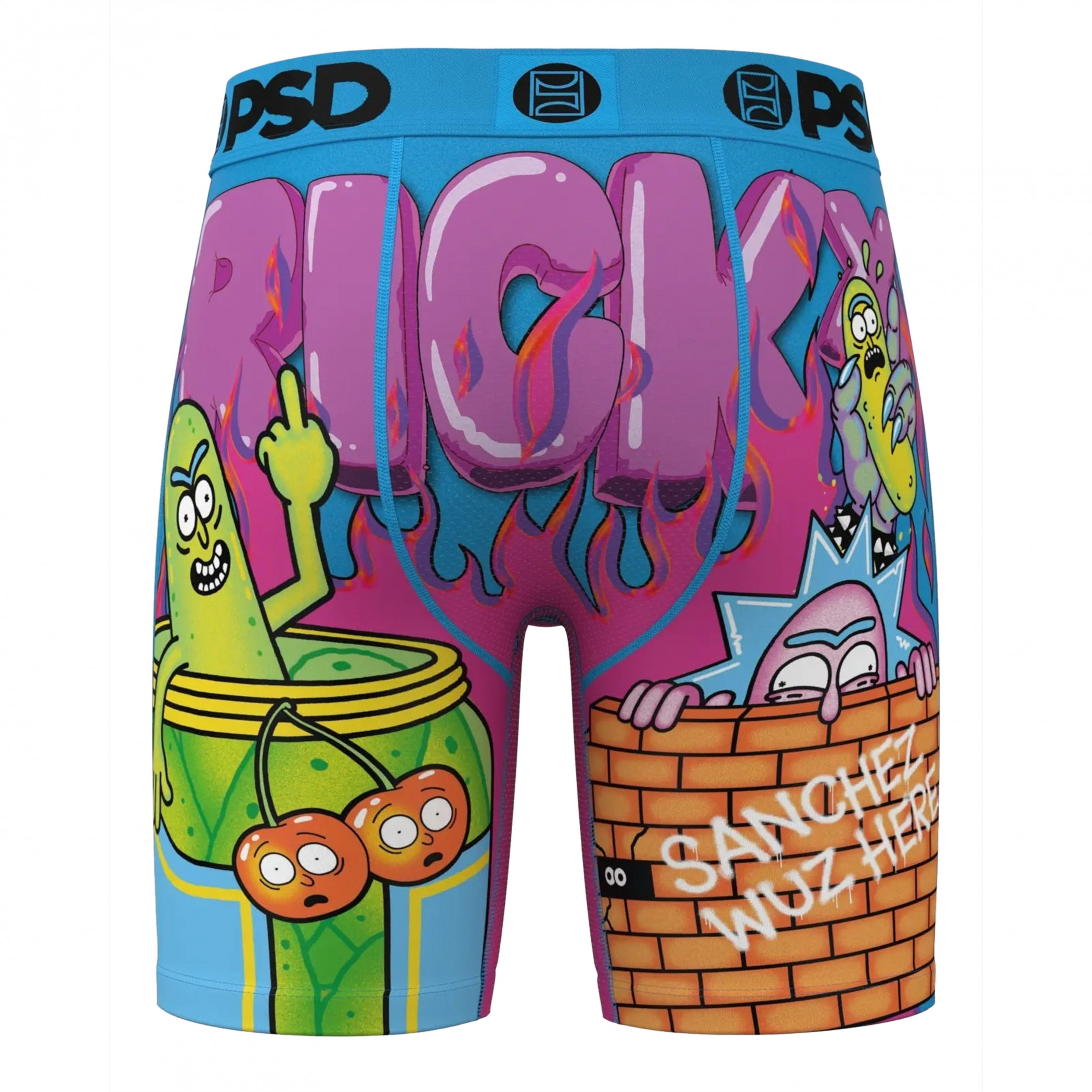 Rick and Morty Pickle Trip PSD Boxer Briefs
