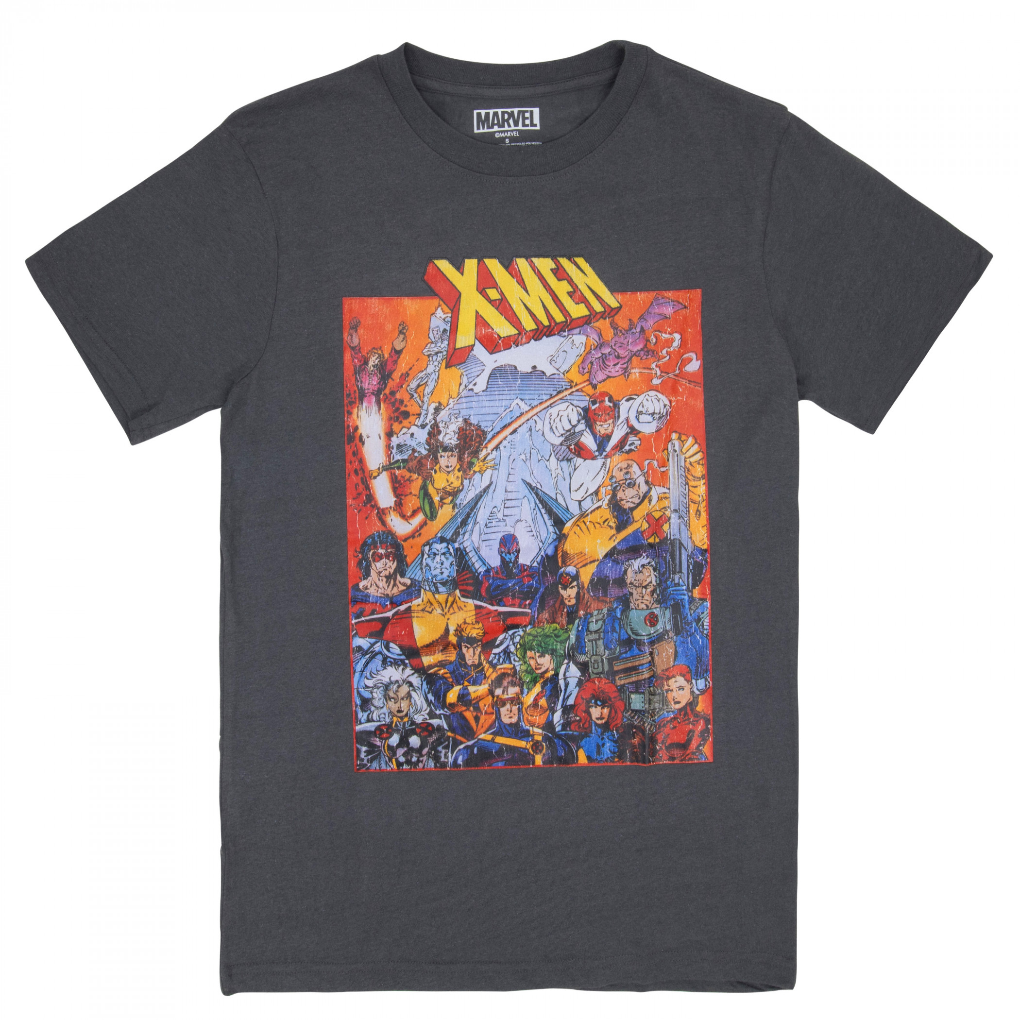 X-Men Group Shot Distressed Art T-Shirt