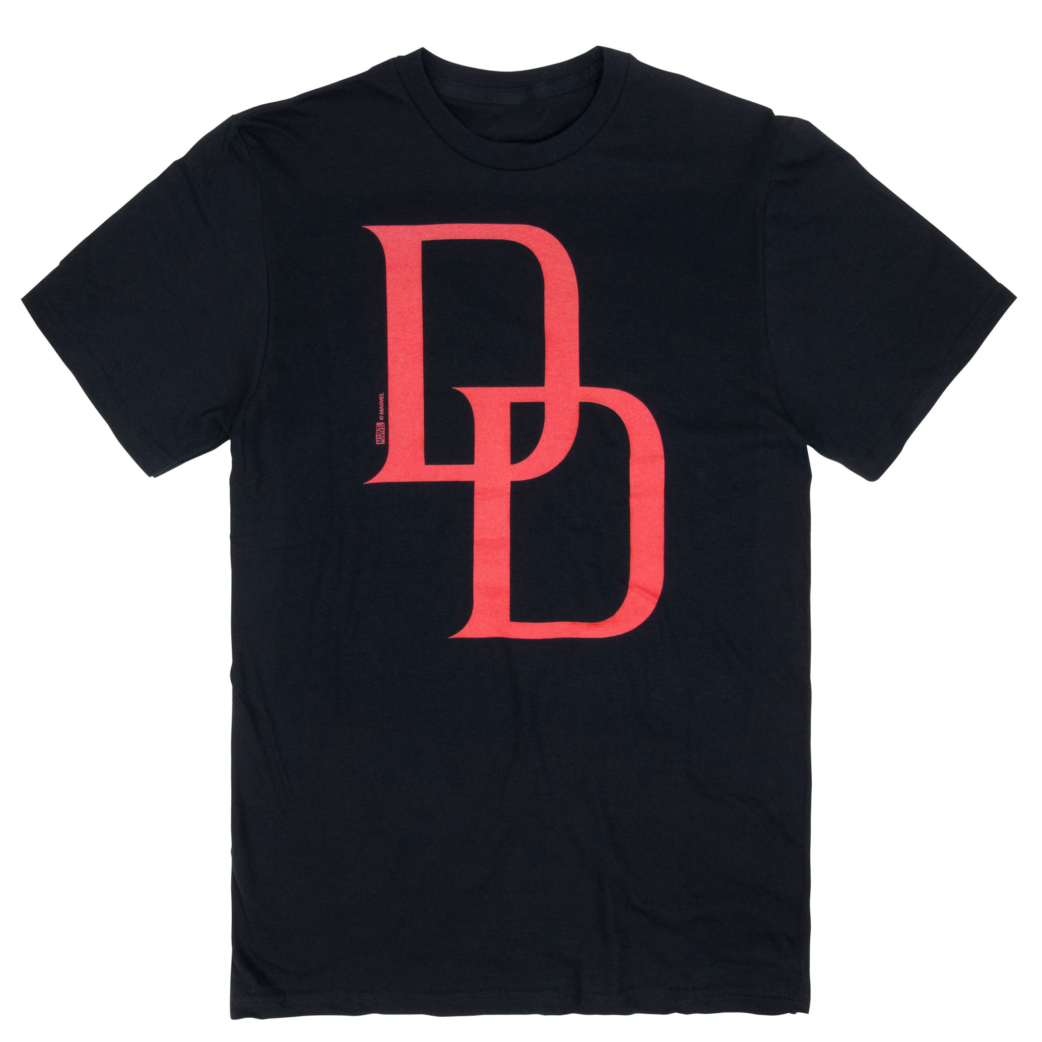 Daredevil Classic Logo Red on Black T-Shirt