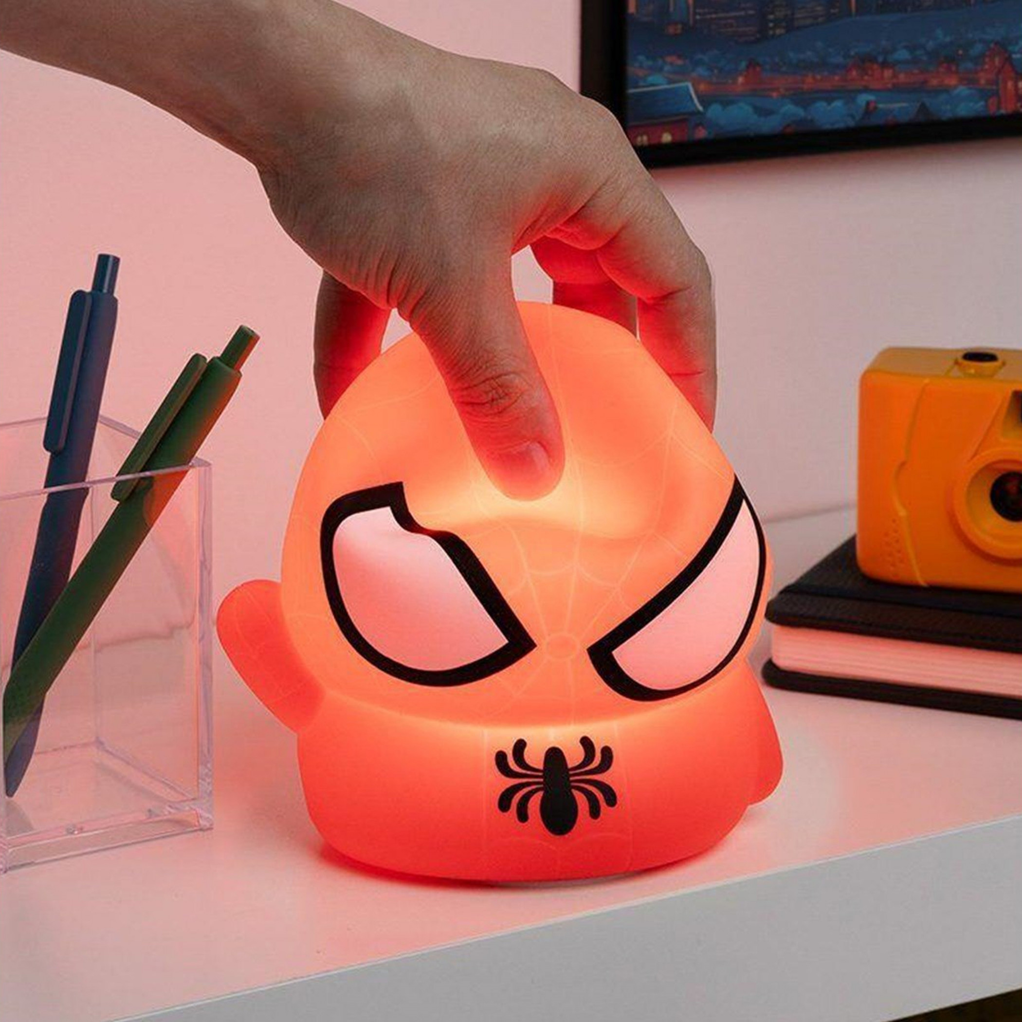 Spider-Man Chibi Soft-Touch Desk Lamp