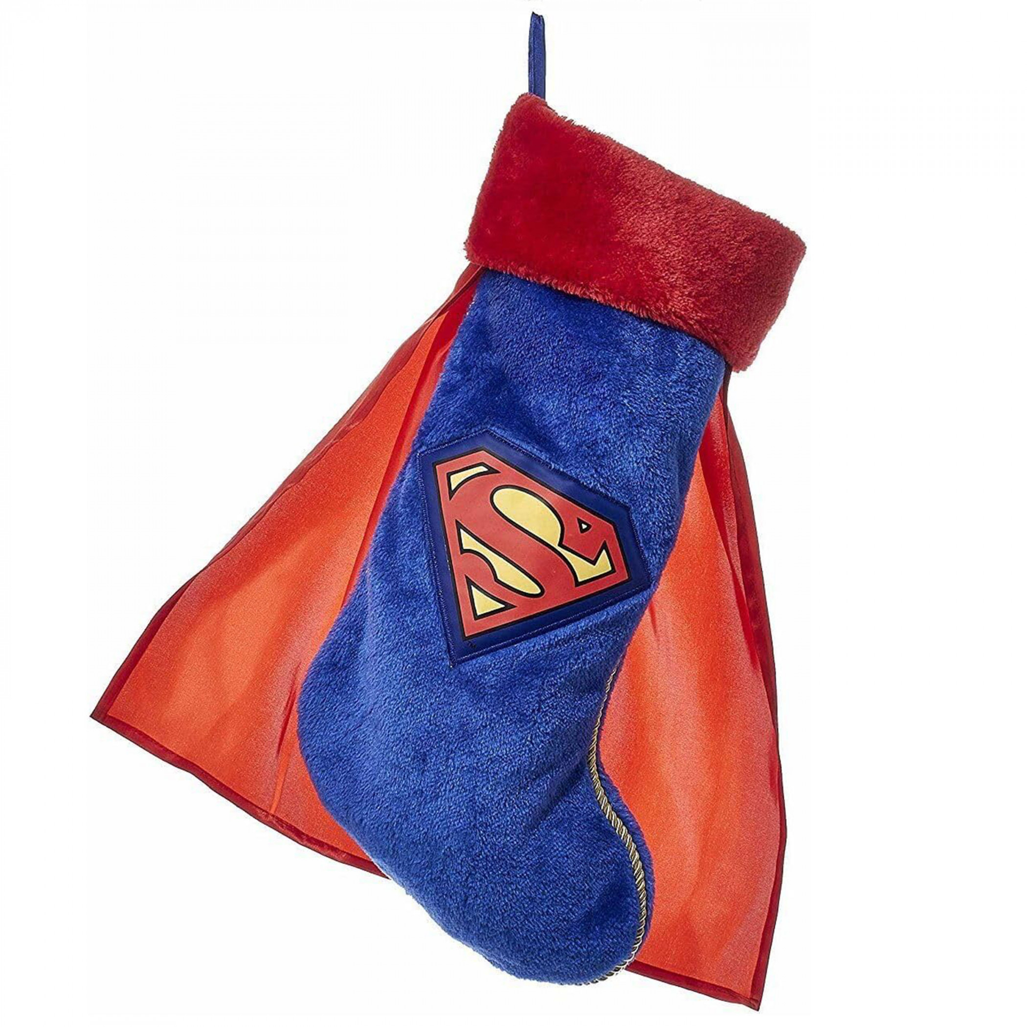 Superman Plush Stocking with Cape