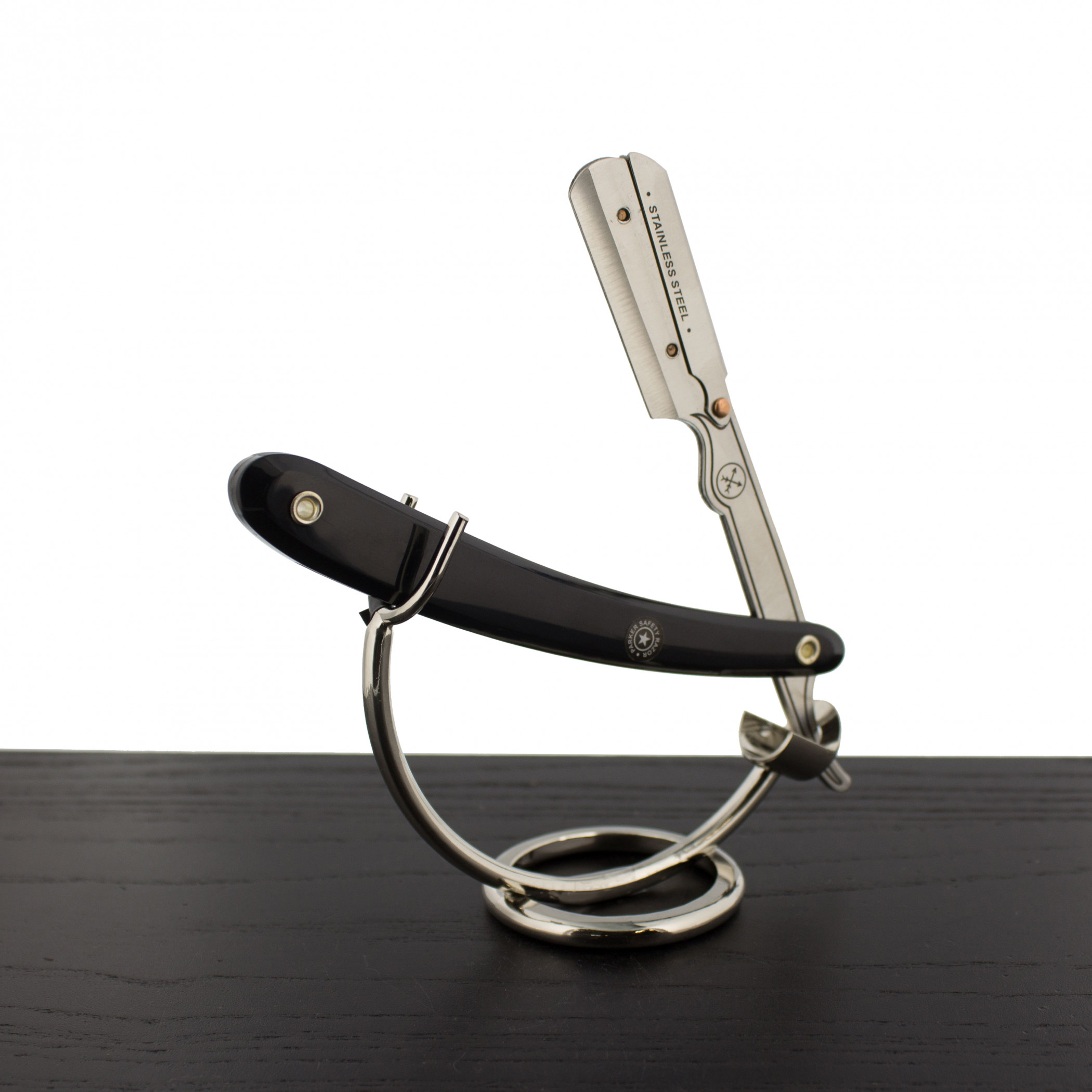 Parker SRB Barber Straight Razor, Black - West Coast Shaving
