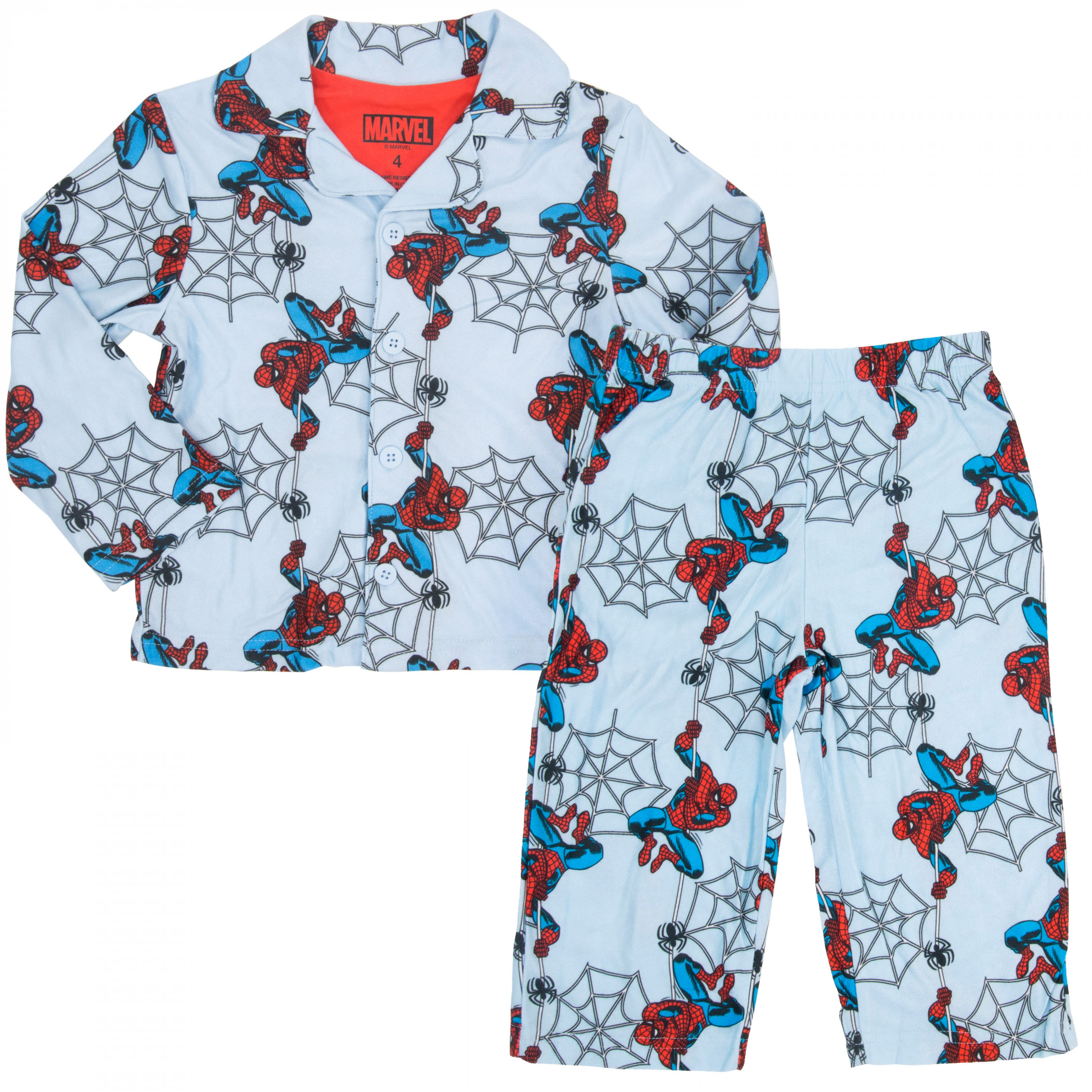 Spider-Man Hangin' Around Toddler Boy's 2-Piece Pajamas