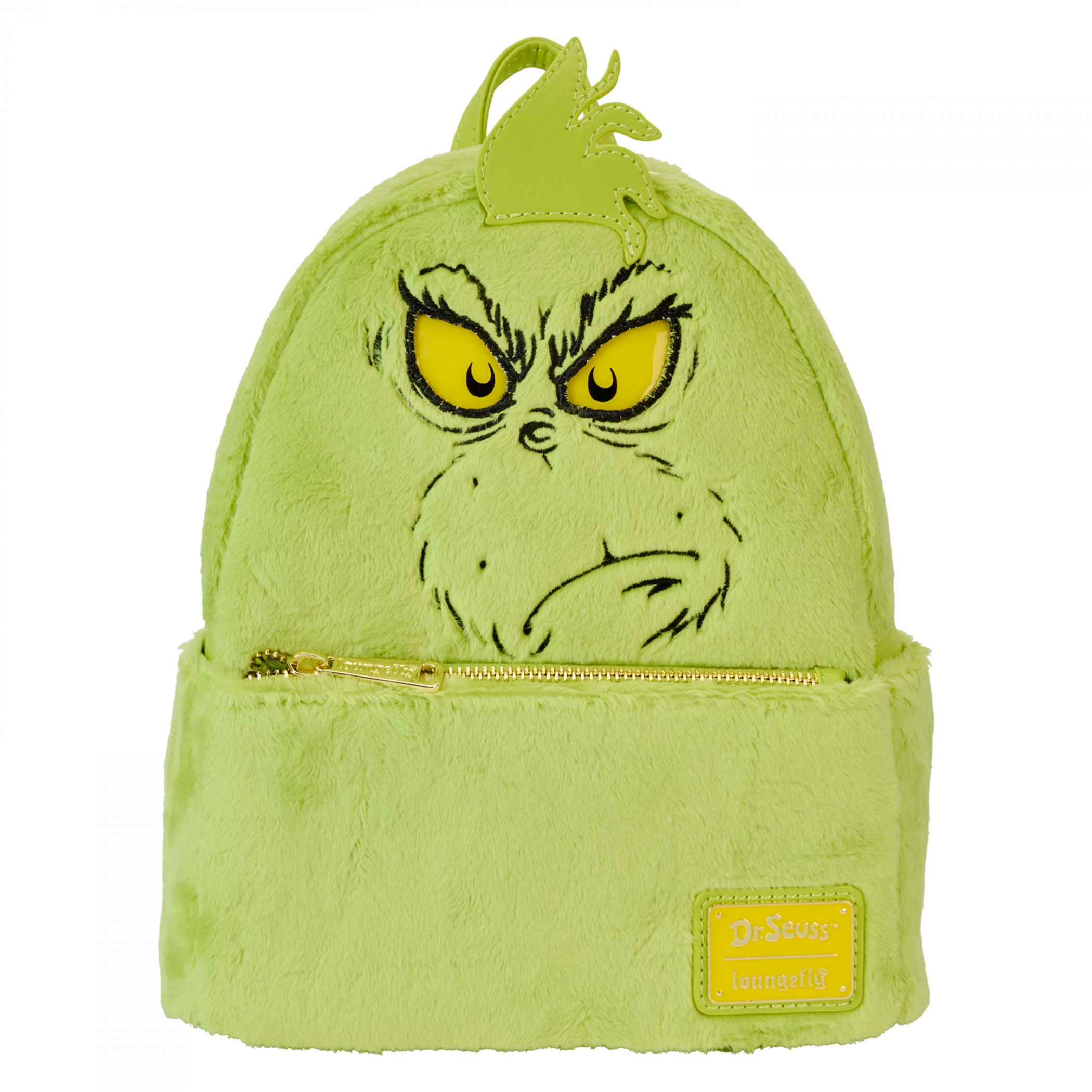 Dr. Seuss The Grinch Light Up Eyes Mini Backpack By Loungefly