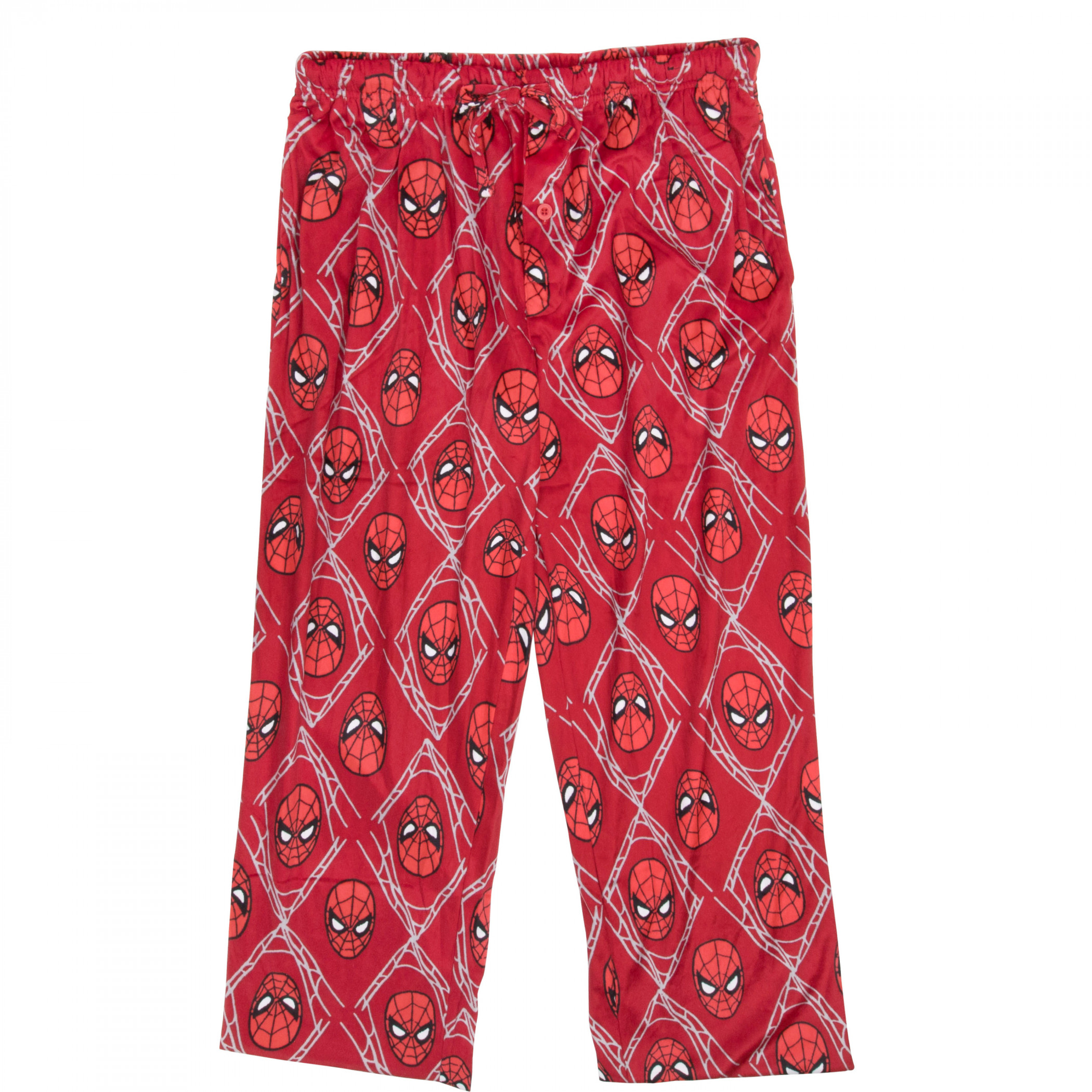 Spider-Man Mask All Over Print Sleep Pants