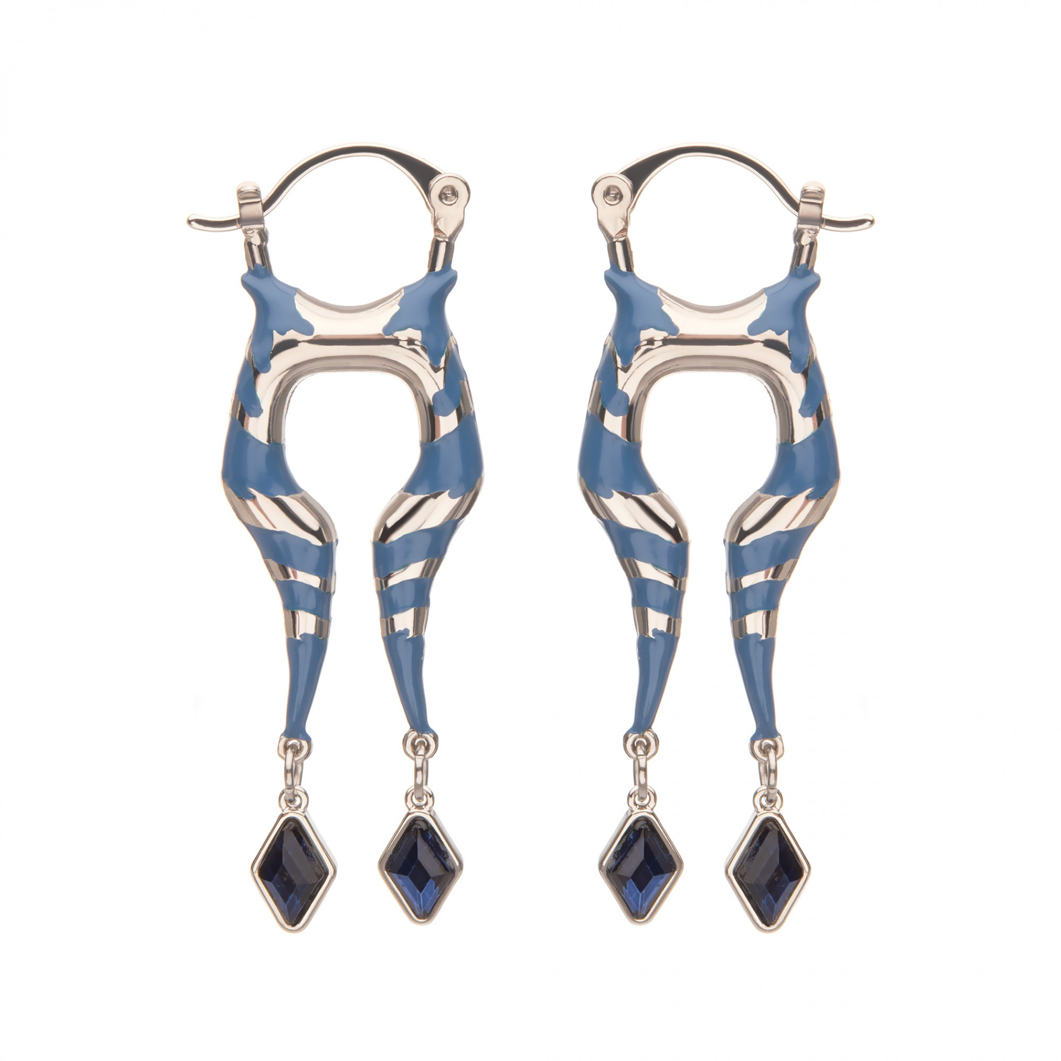 Star Wars Ahsoka Dangle Earrings with Gems