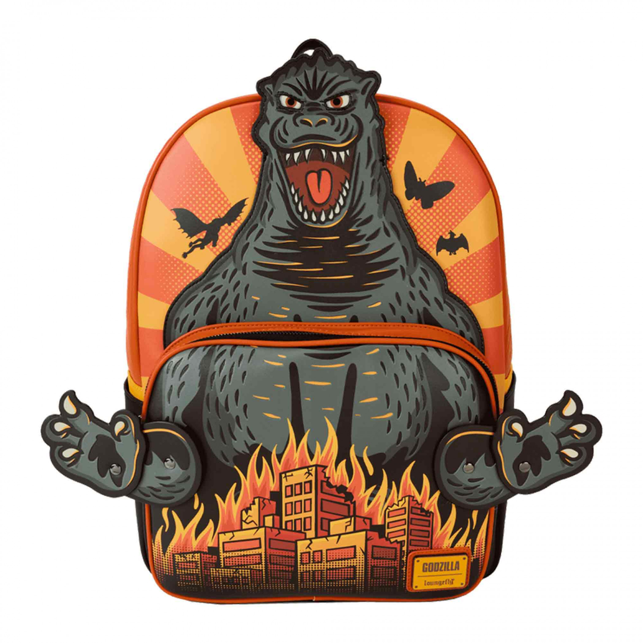 Godzilla Cosplay Full-Size Backpack By Loungefly