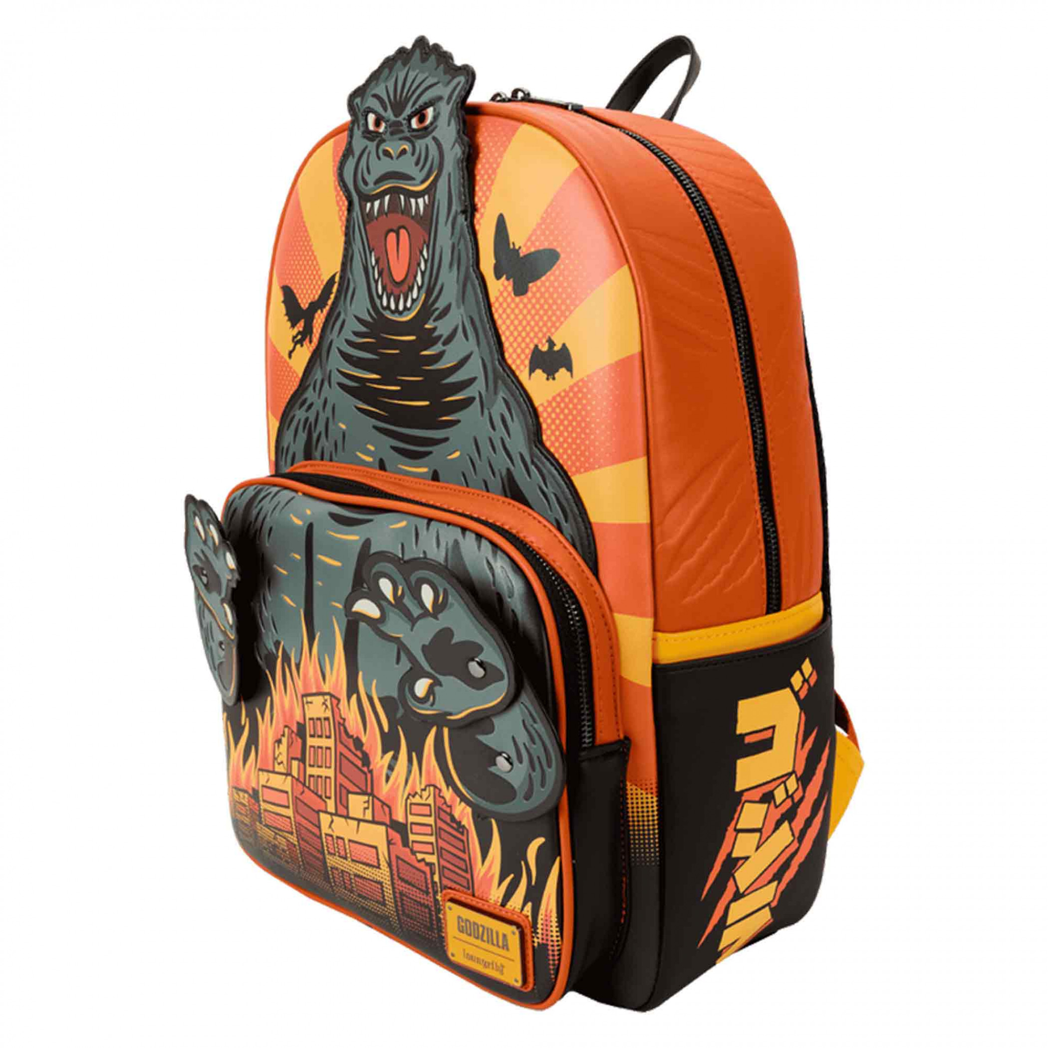 Godzilla Cosplay Full-Size Backpack By Loungefly