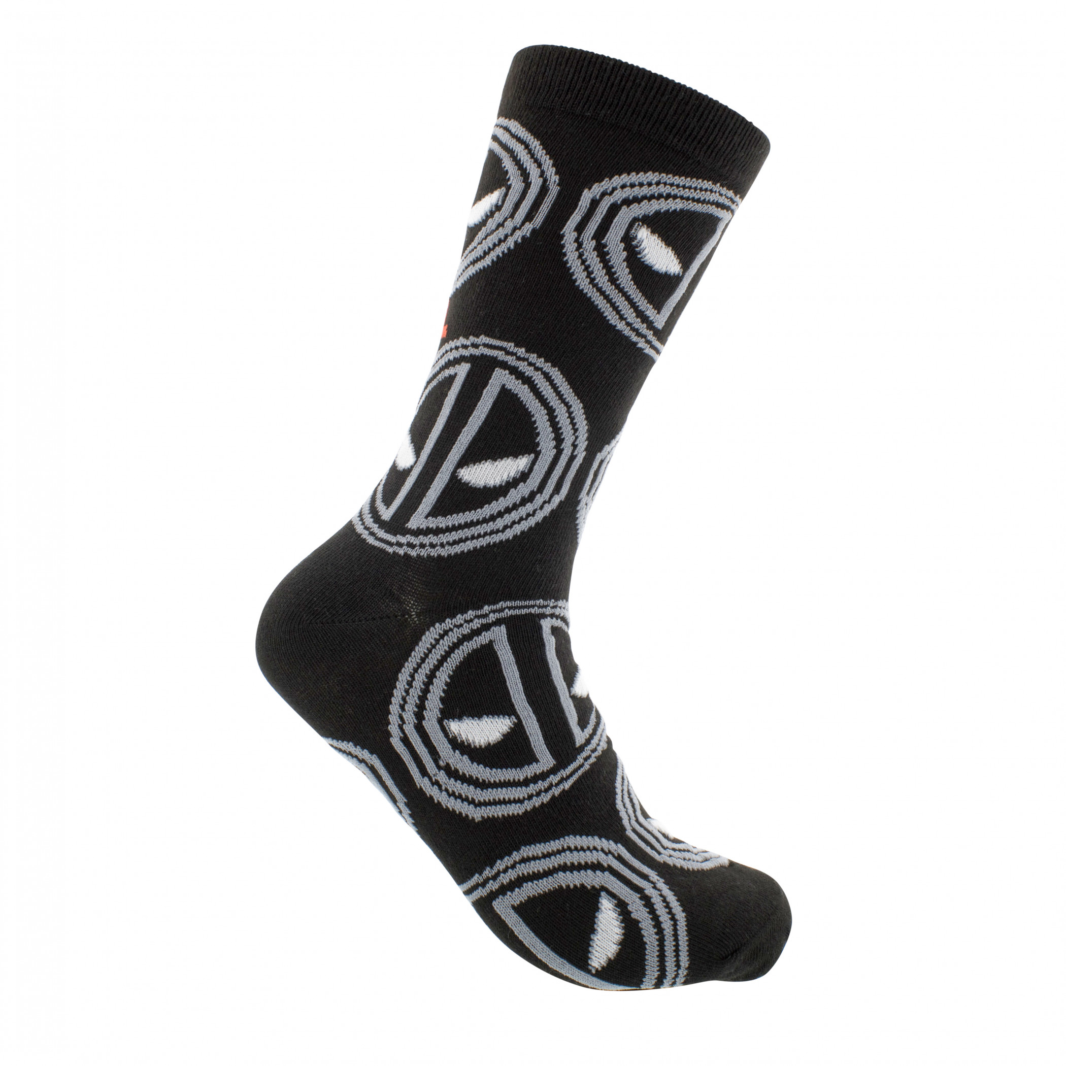 Deadpool Monochrome Logo Socks