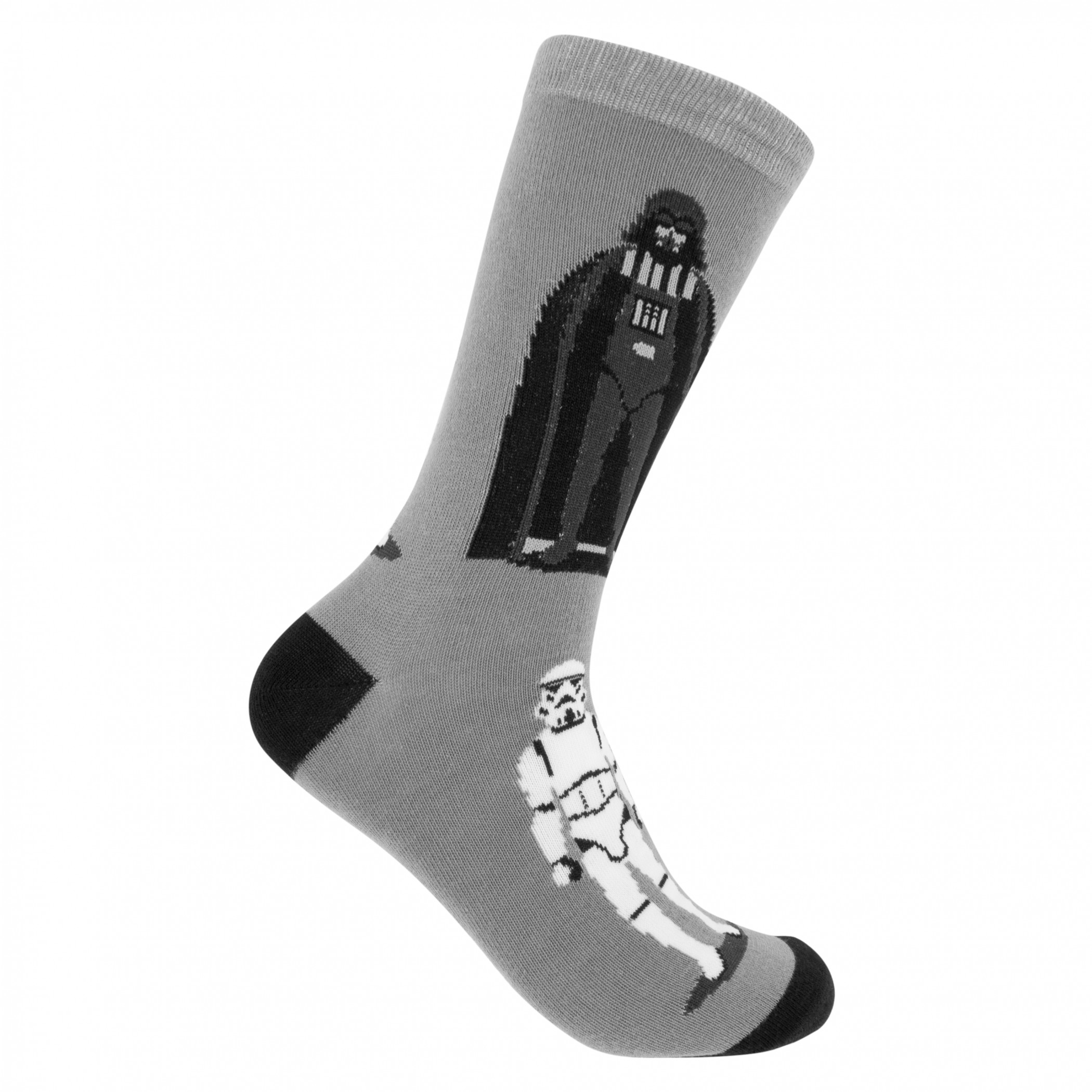 Star Wars Darth Vader and Stormtroopers Crew Socks