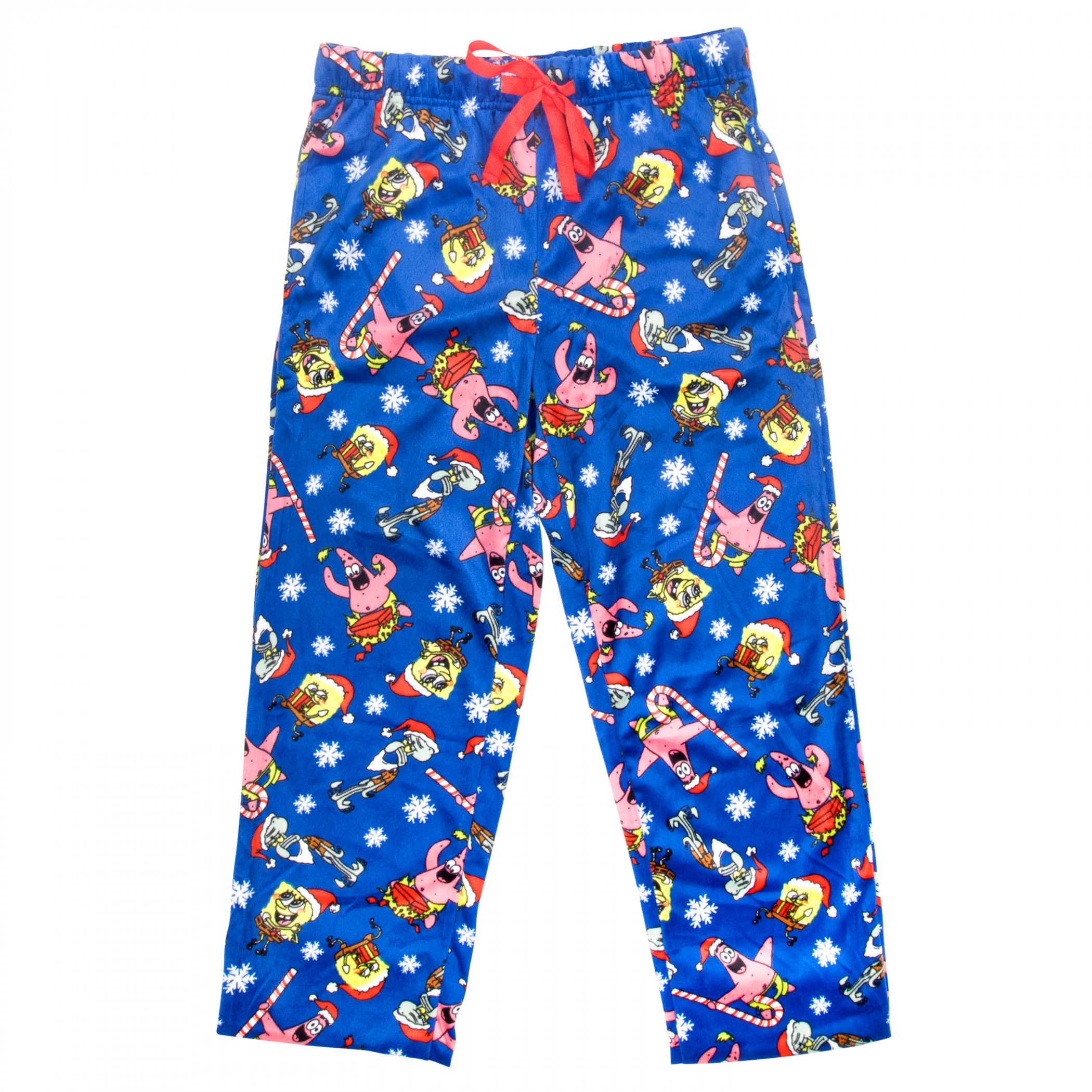 SpongeBob SquarePants and Patrick Candy Cane Fun Men's Sleep Pants