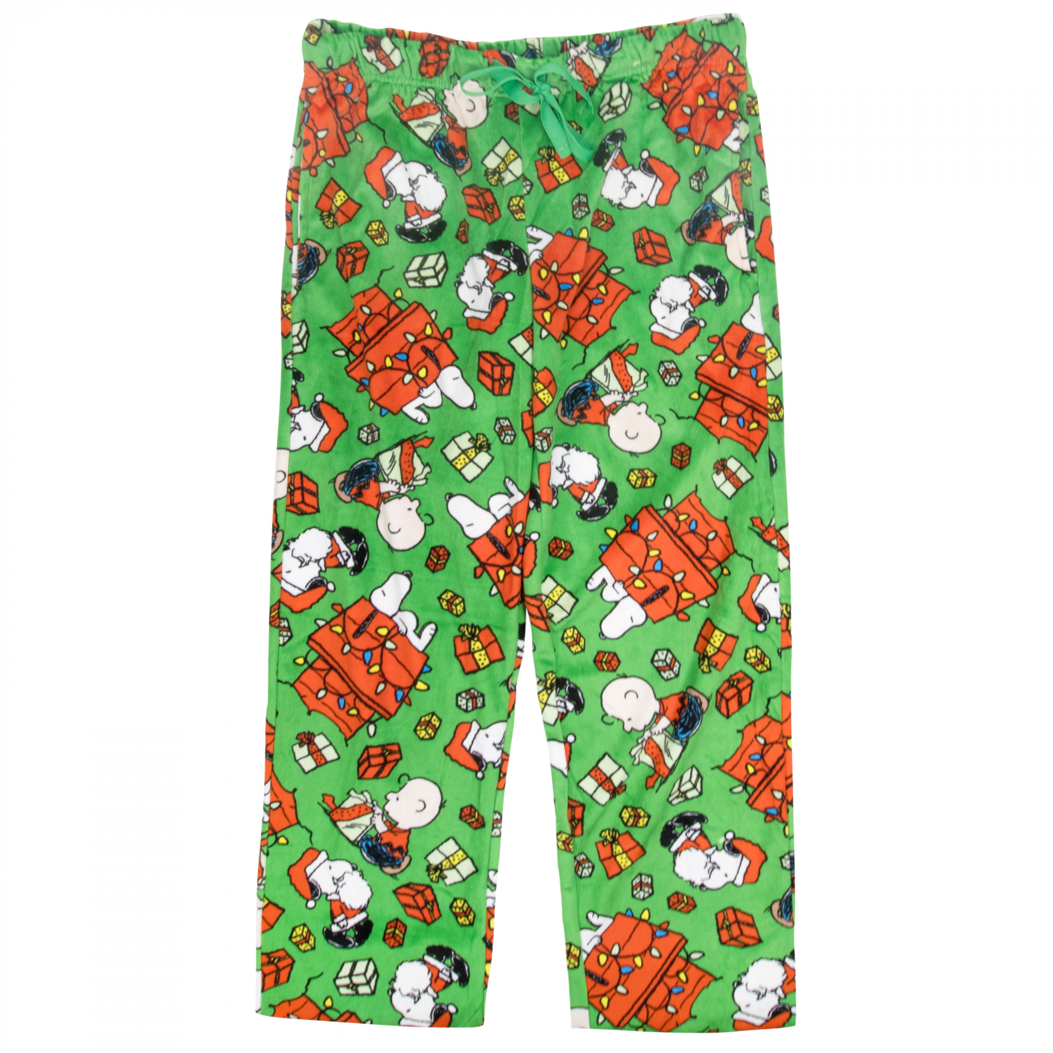 Peanuts Charlie Brown and Snoopy on Christmas Men's Sleep Pants