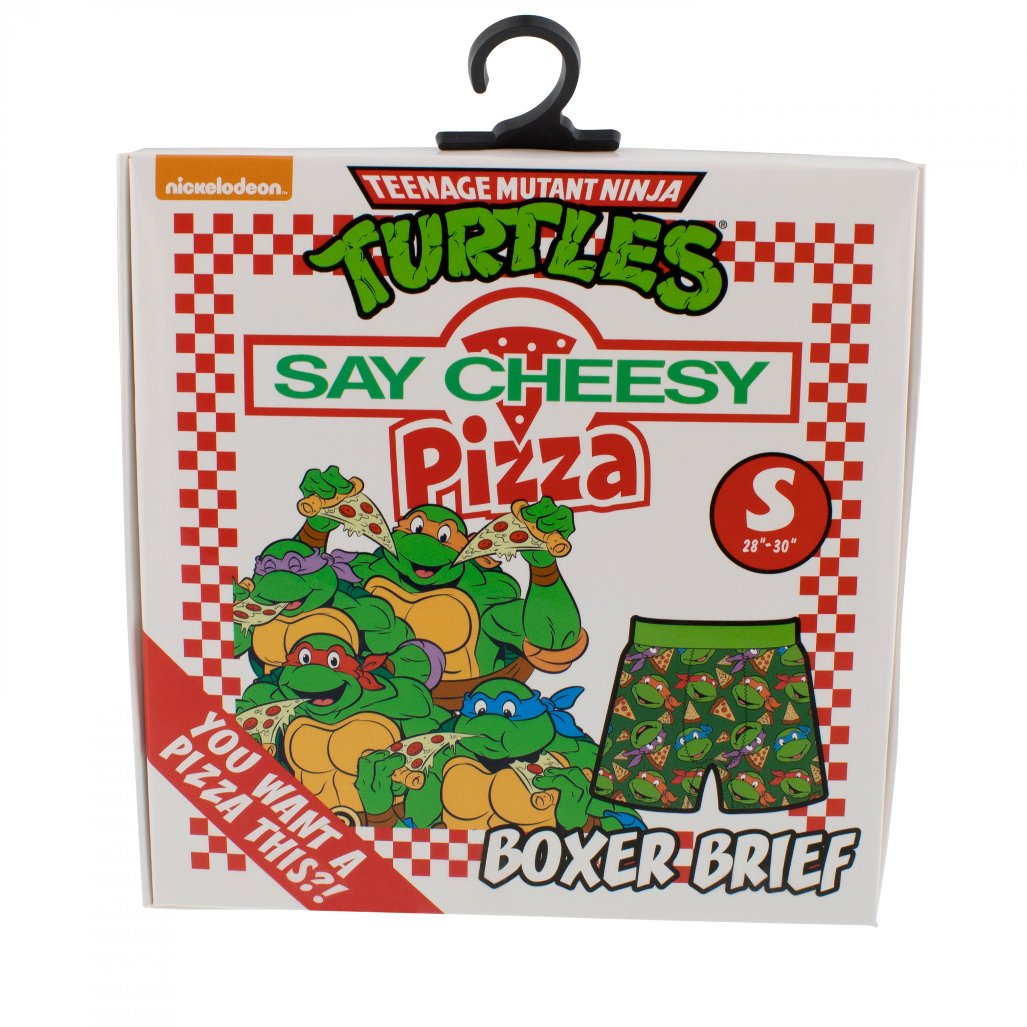 Teenage Mutant Ninja Turtles Men's Boxer Briefs in Pizza Box