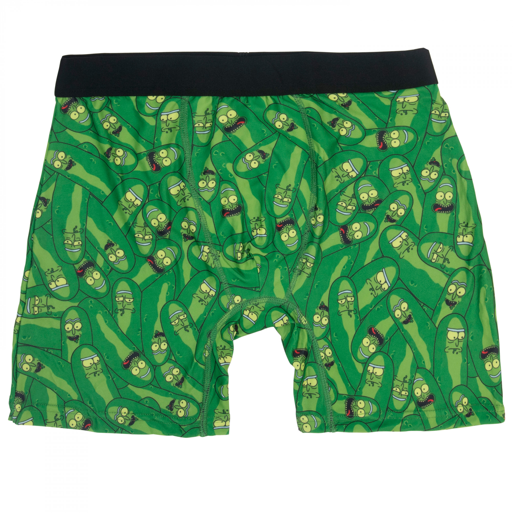 Rick and Morty Pickle Rick Collage Men's Boxer Briefs in Pickle Jar