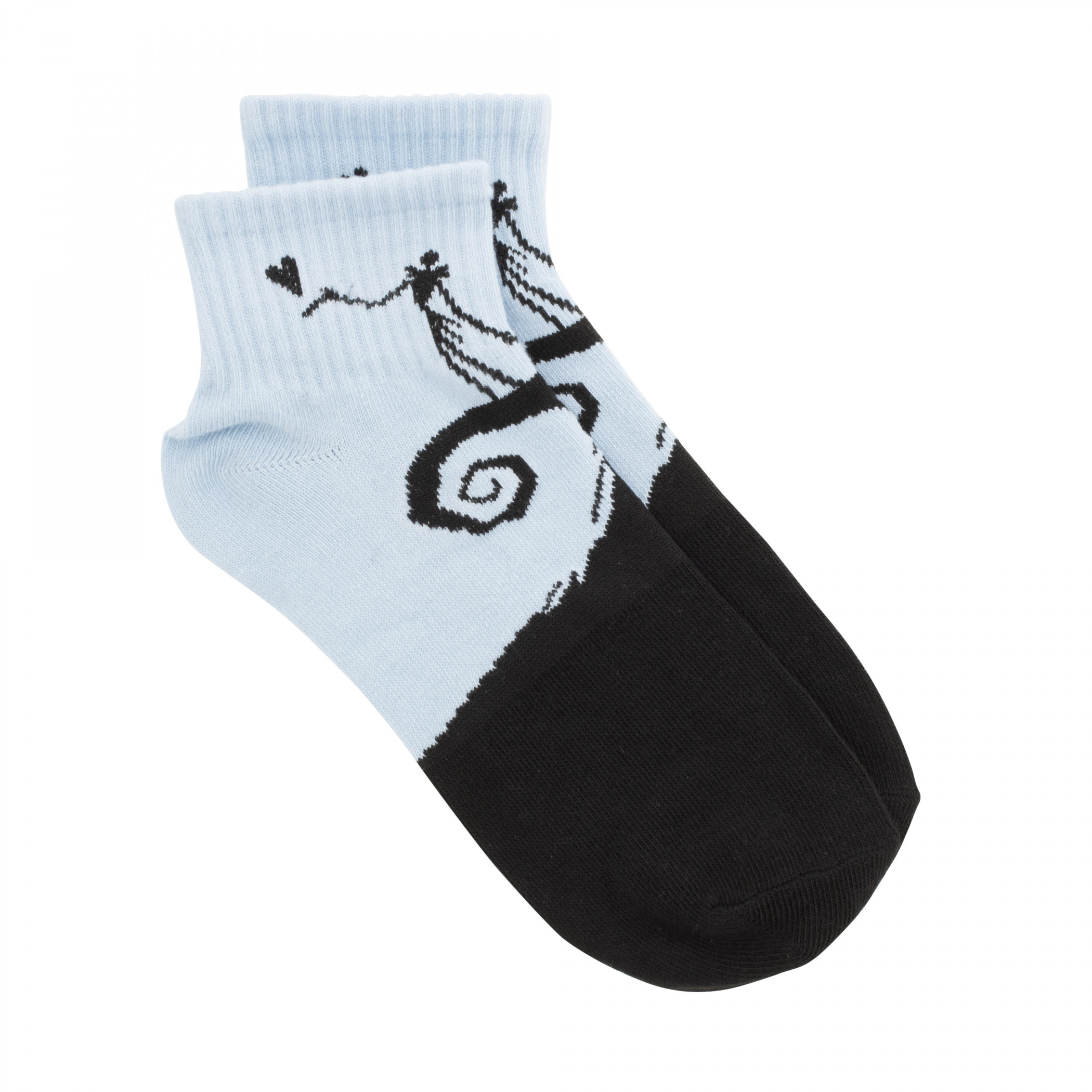 Nightmare Before Christmas Jack Skellington Women's 8-Pair Mid Crew Socks