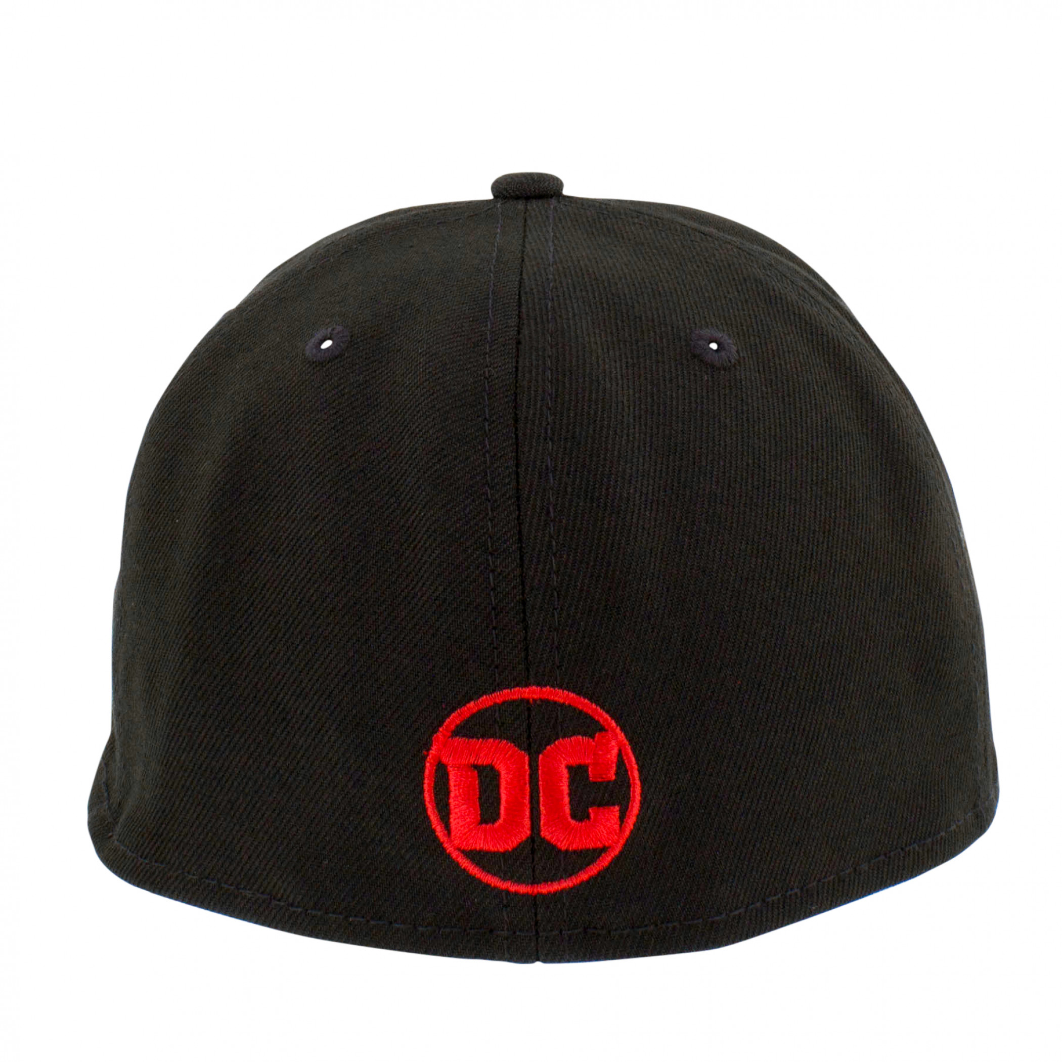 Casquette New Era 59Fifty BATMAN JOKER Vert Brodé - Taille 7 (55,8cm) - Neuf Sans étiquette Vintage