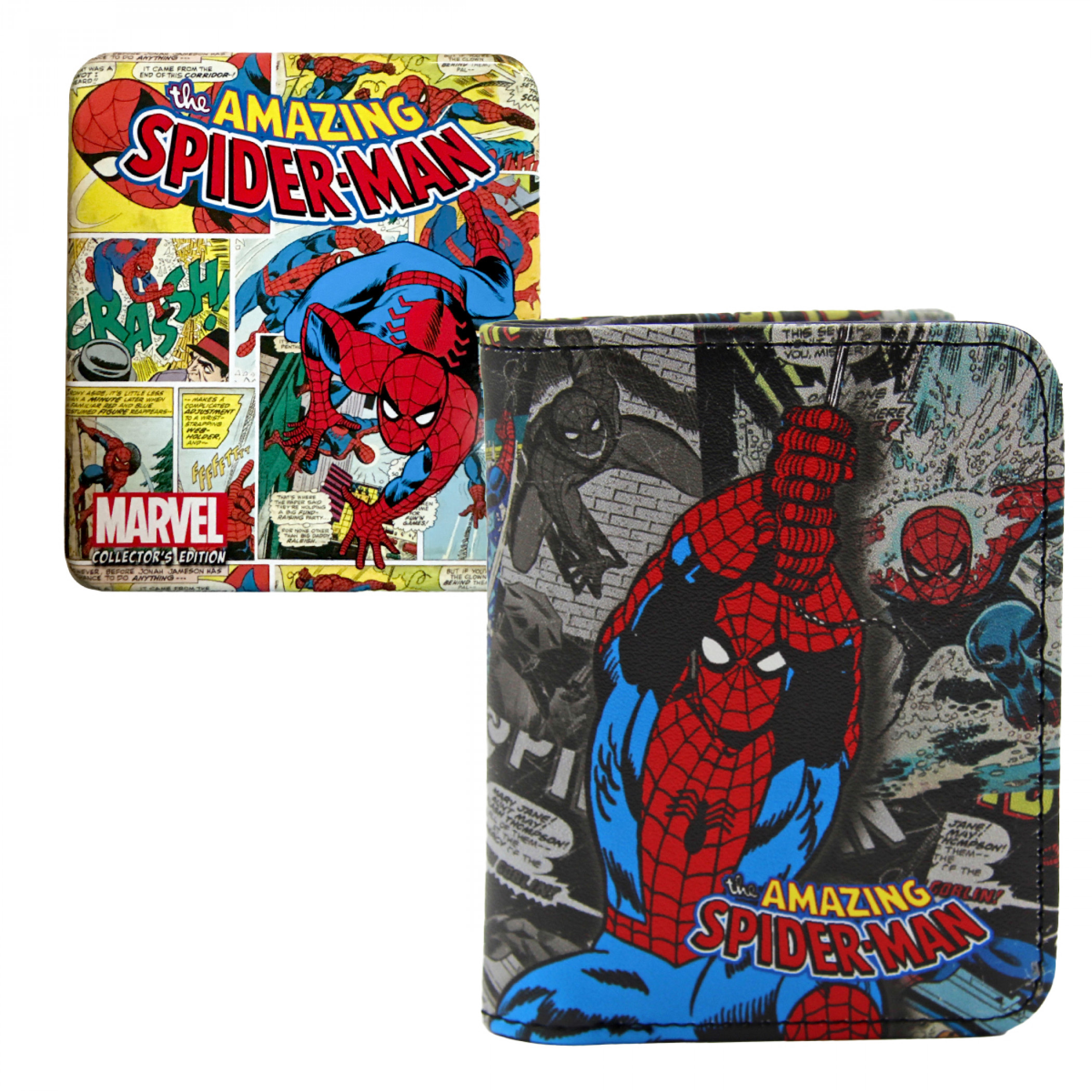 Spider-Man I Heard Something! Trifold Wallet in Collectors Tin