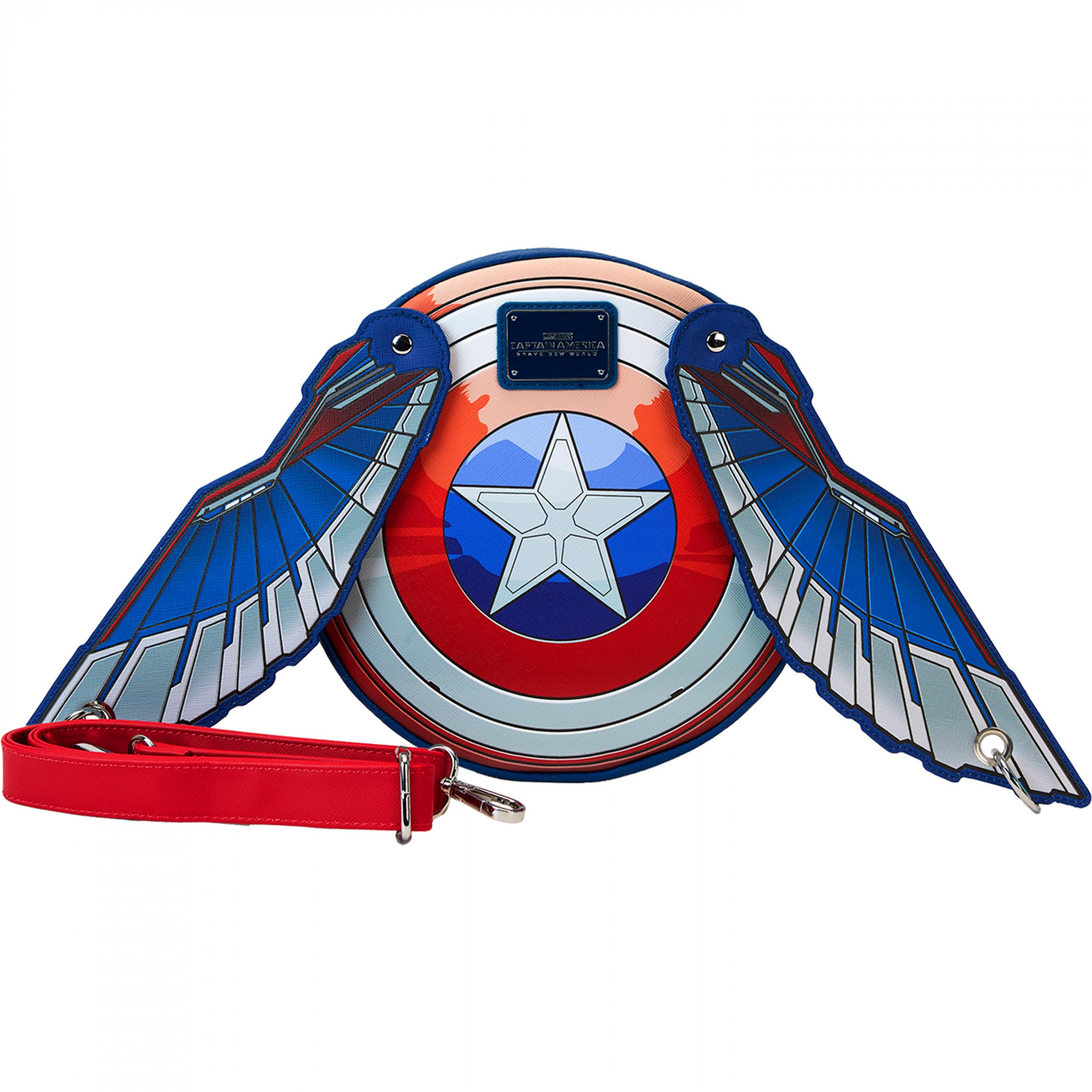 Captain America Brave New World Cross Body Bag By Loungefly