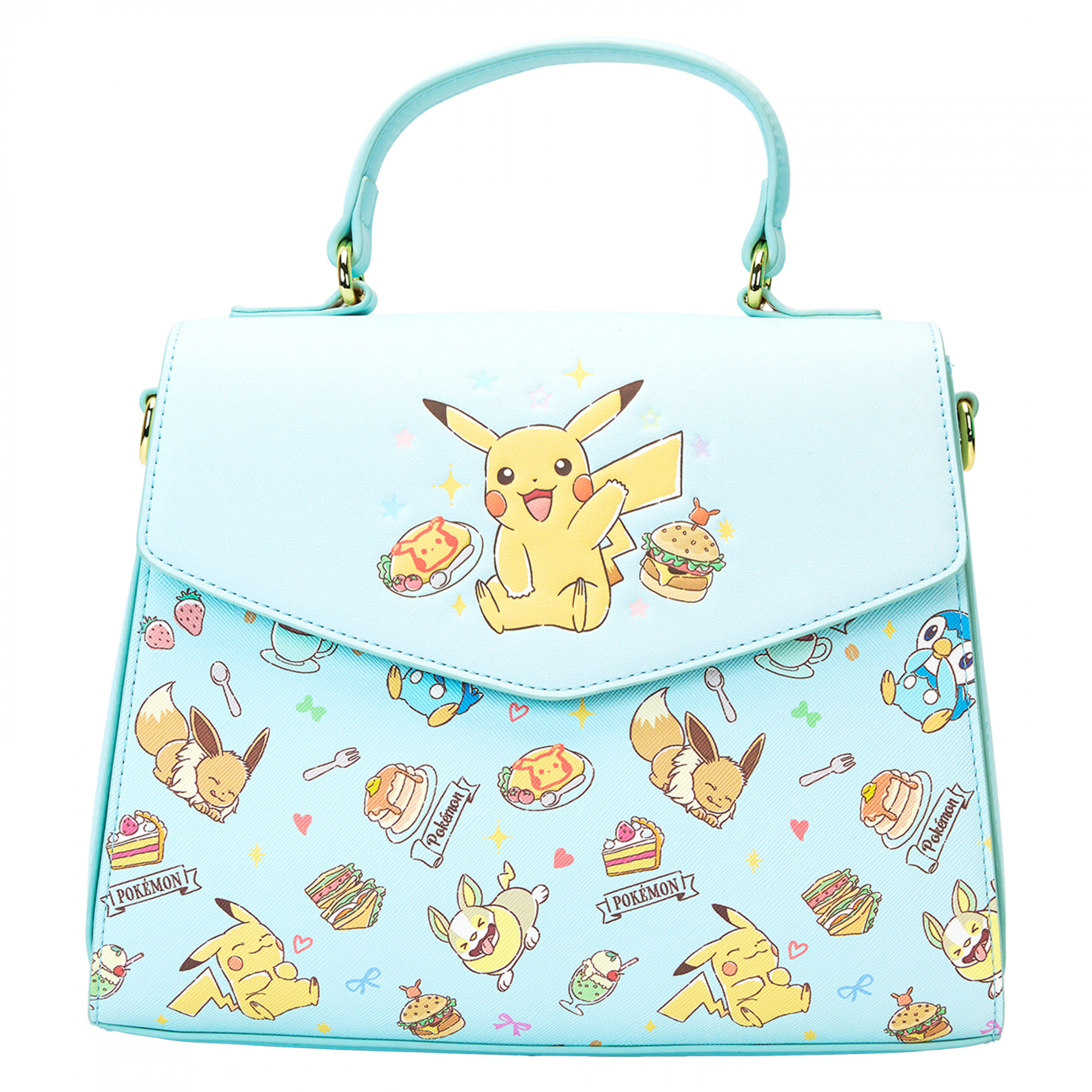 Pokemon Pikachu and Friends Poke Snacks Cross Body Bag By Loungefly