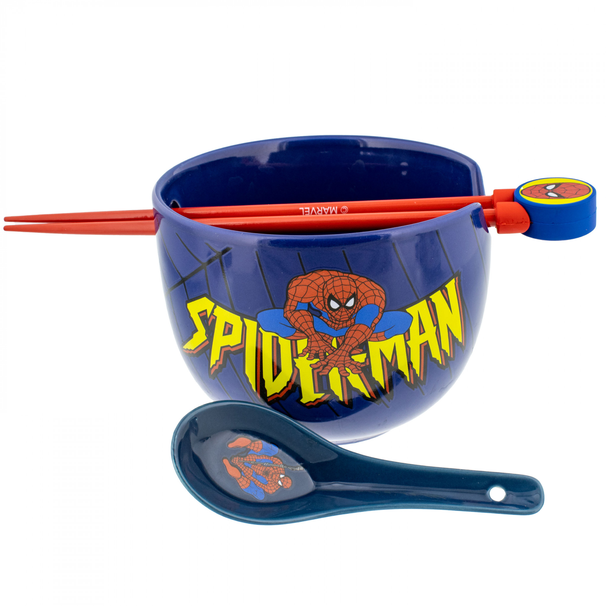 Spider-Man Retro Art Ramen Bowl Bundle