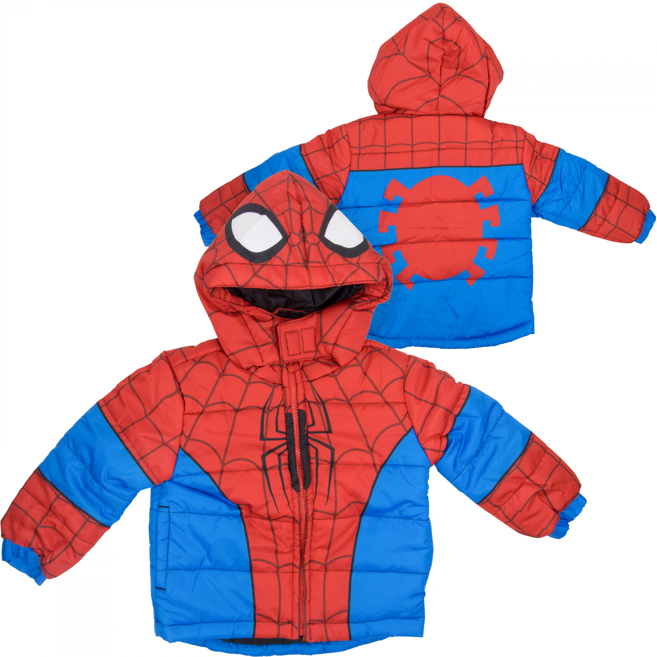 Spider-Man Cosplay Puffy Toddler's Jacket