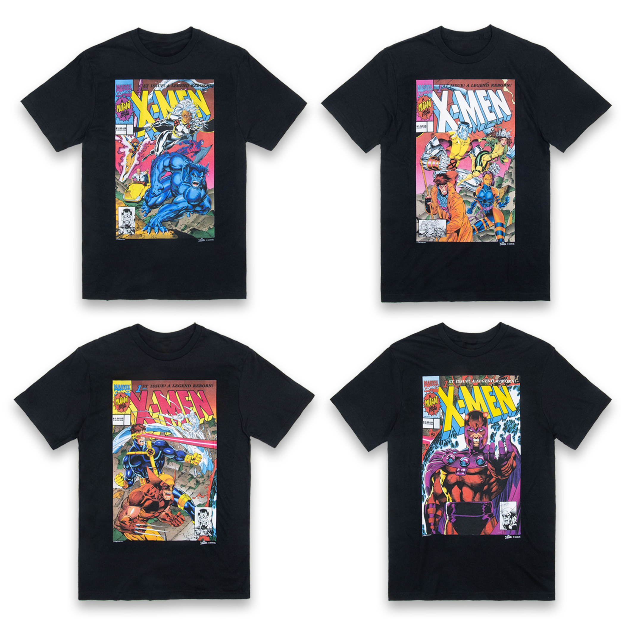 X-Men #1 by Jim Lee Cover Collectors Edition T-Shirt Set