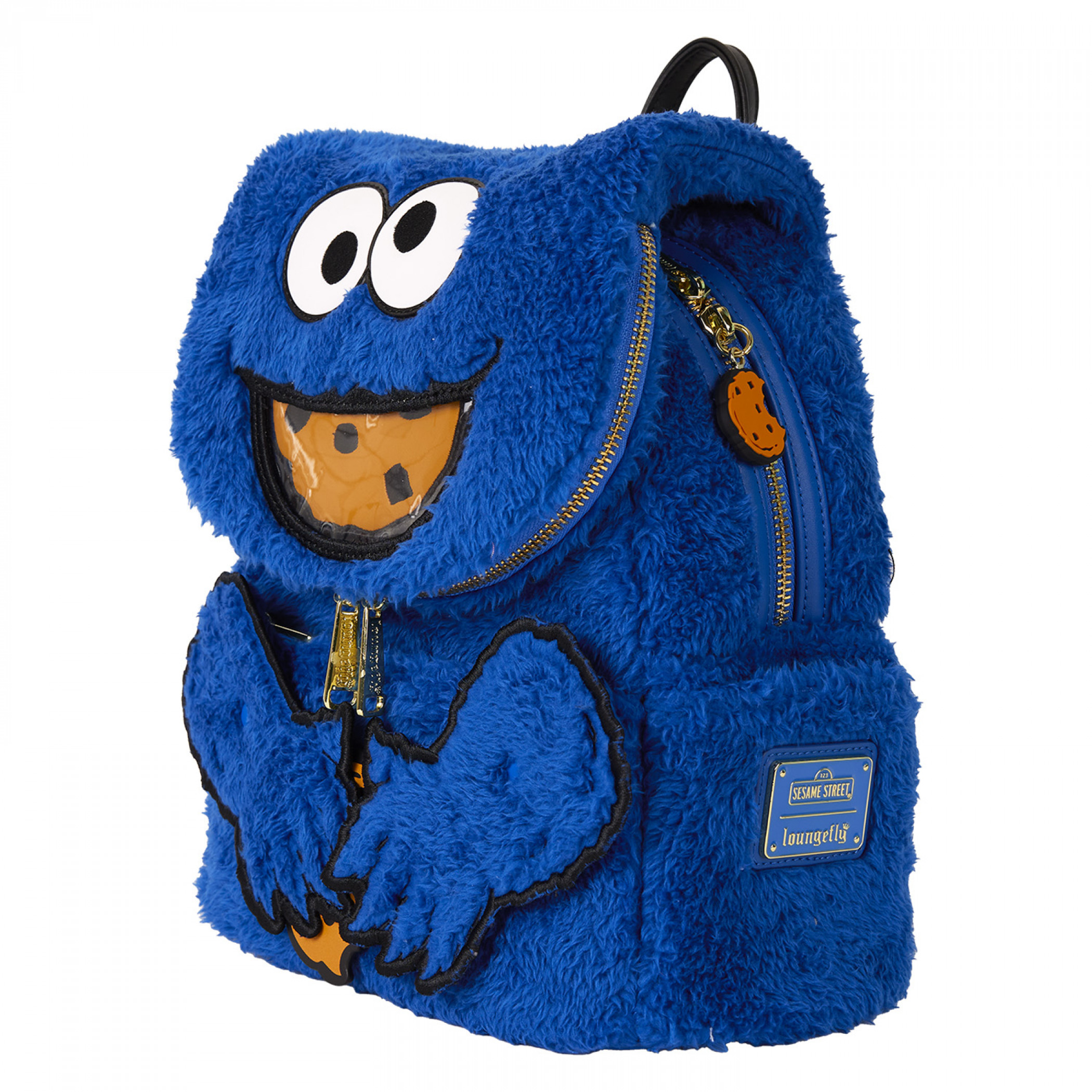 Sesame Street Cookie Monster in Plush Mini Backpack By Loungefly