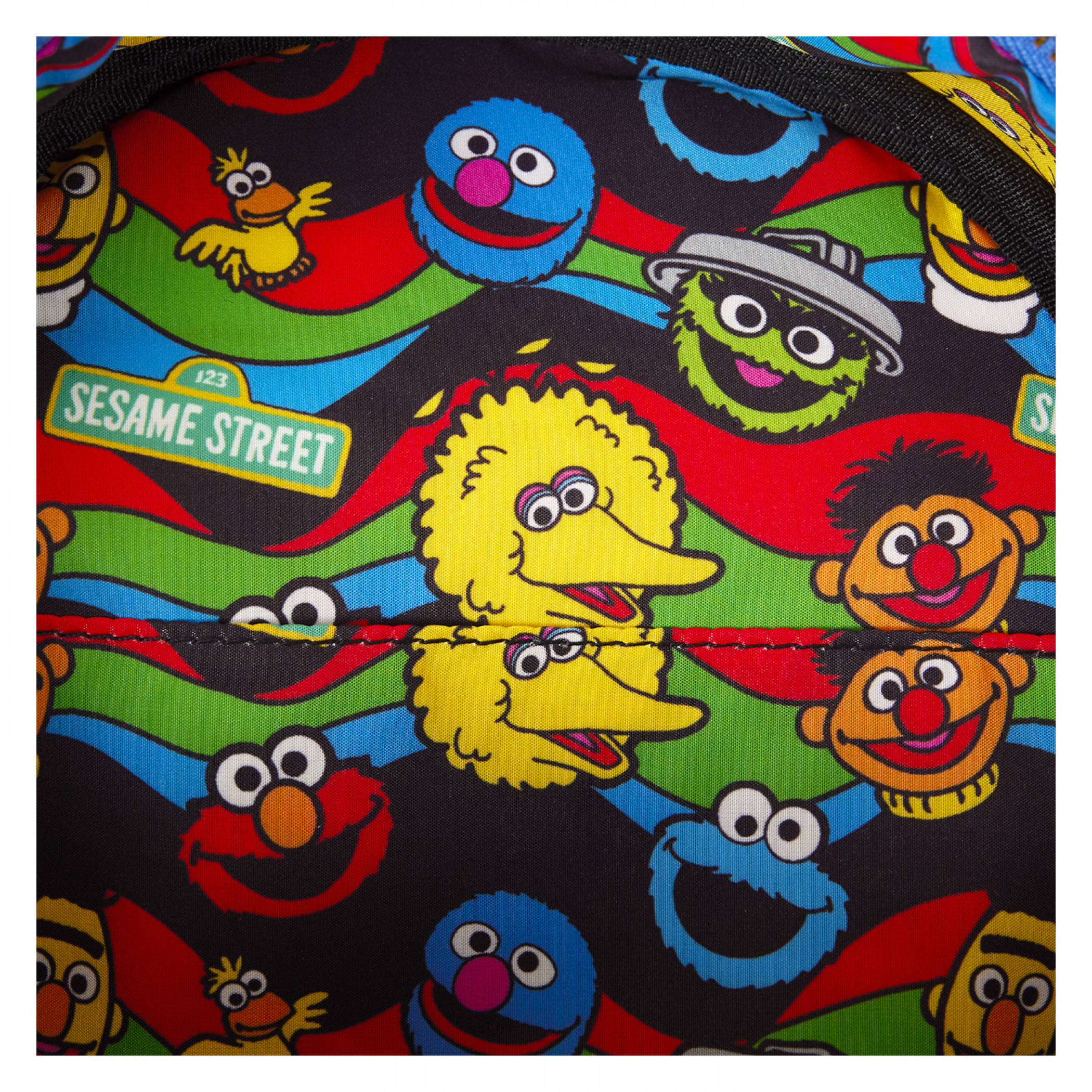 Sesame Street Cookie Monster in Plush Mini Backpack By Loungefly