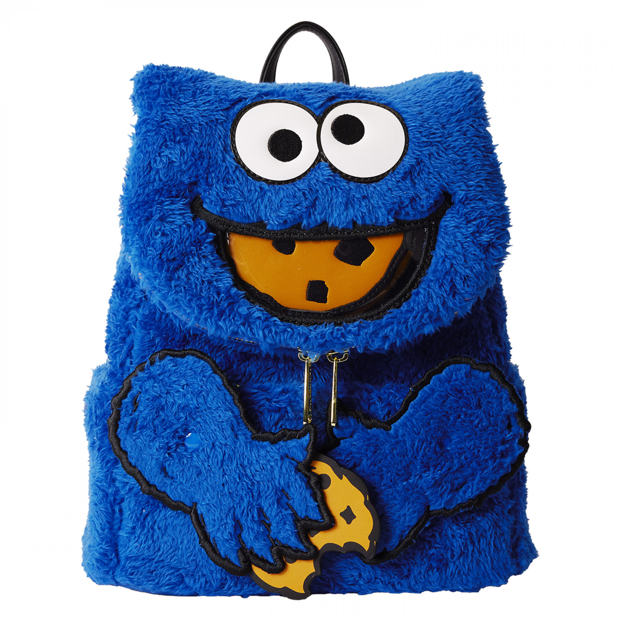 Sesame Street Cookie Monster in Plush Mini Backpack By Loungefly