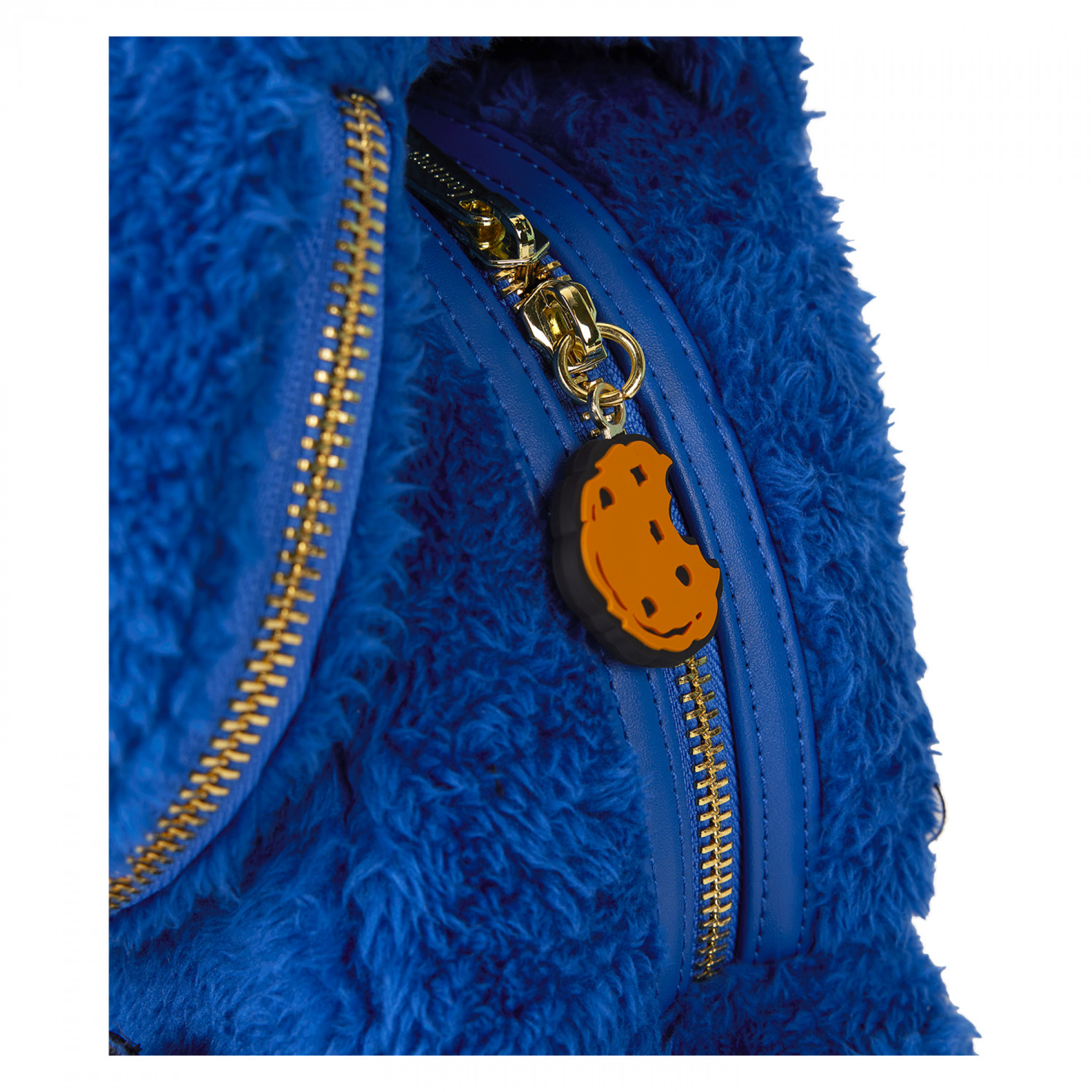 Sesame Street Cookie Monster in Plush Mini Backpack By Loungefly