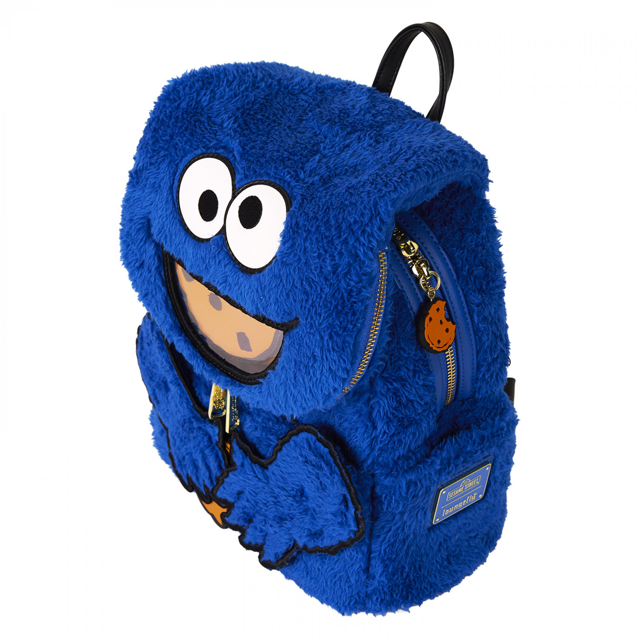 Sesame Street Cookie Monster in Plush Mini Backpack By Loungefly