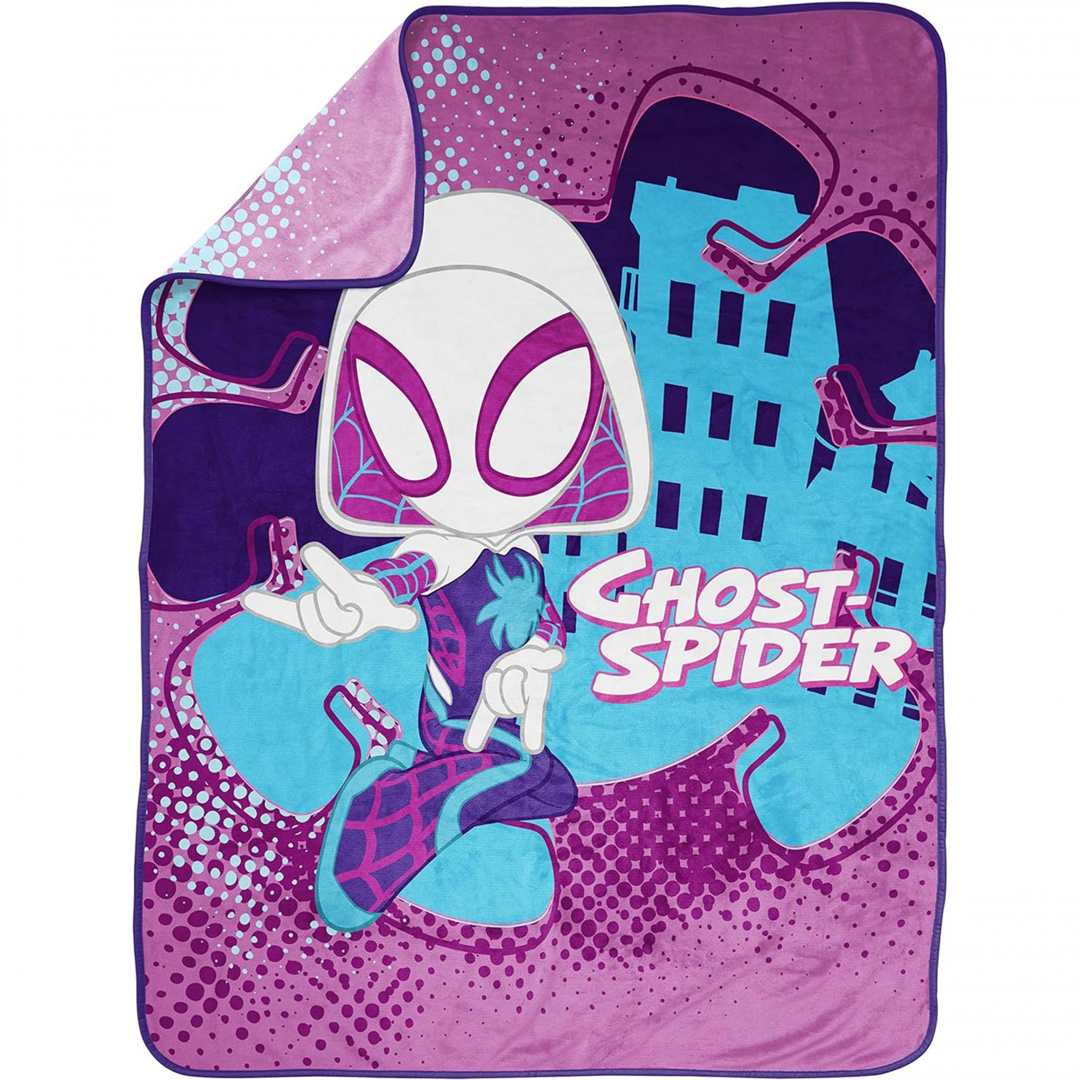 Gwen Stacy Spidey & His Amazing Friends 40" x 60" Throw Blanket